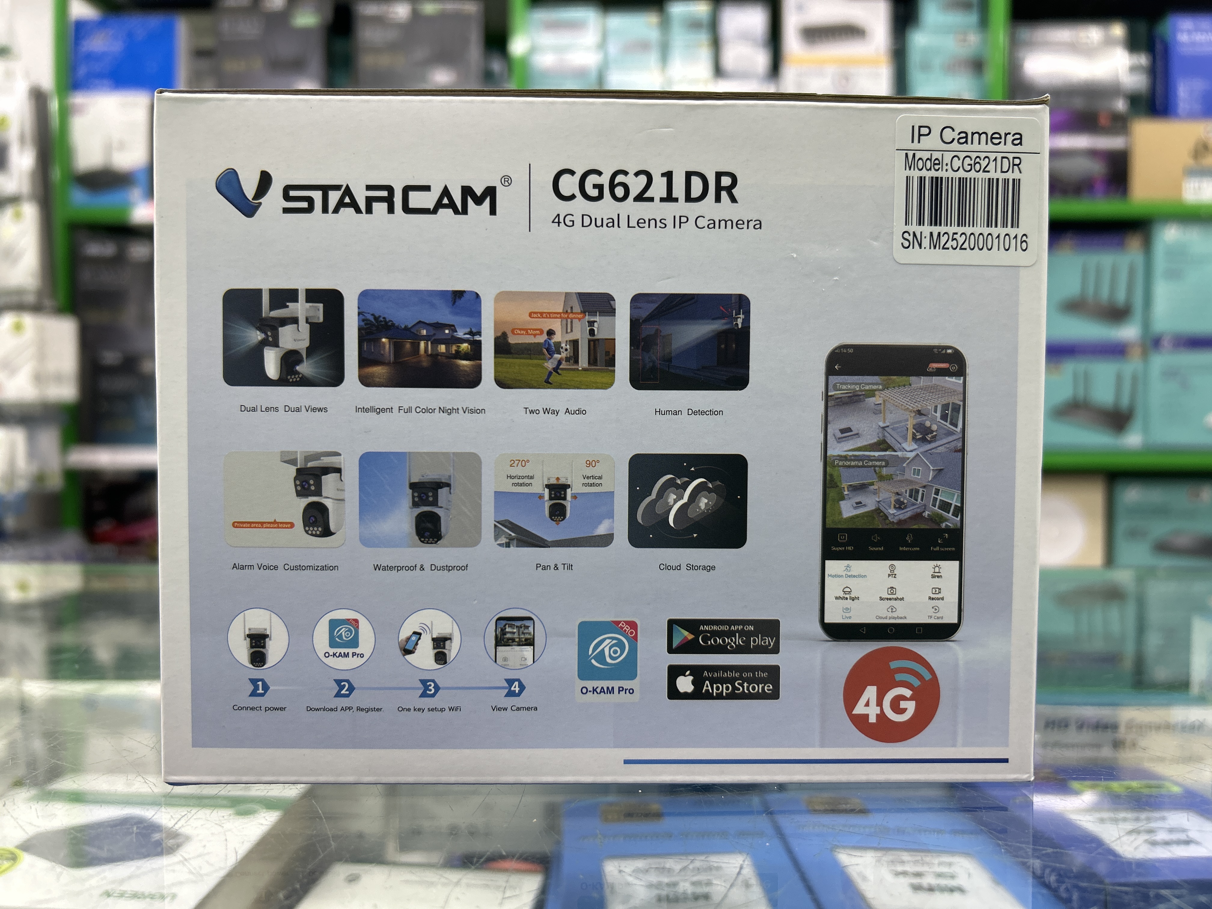 VSTARCAM CG621DR 4G Dual Lens IP Camera