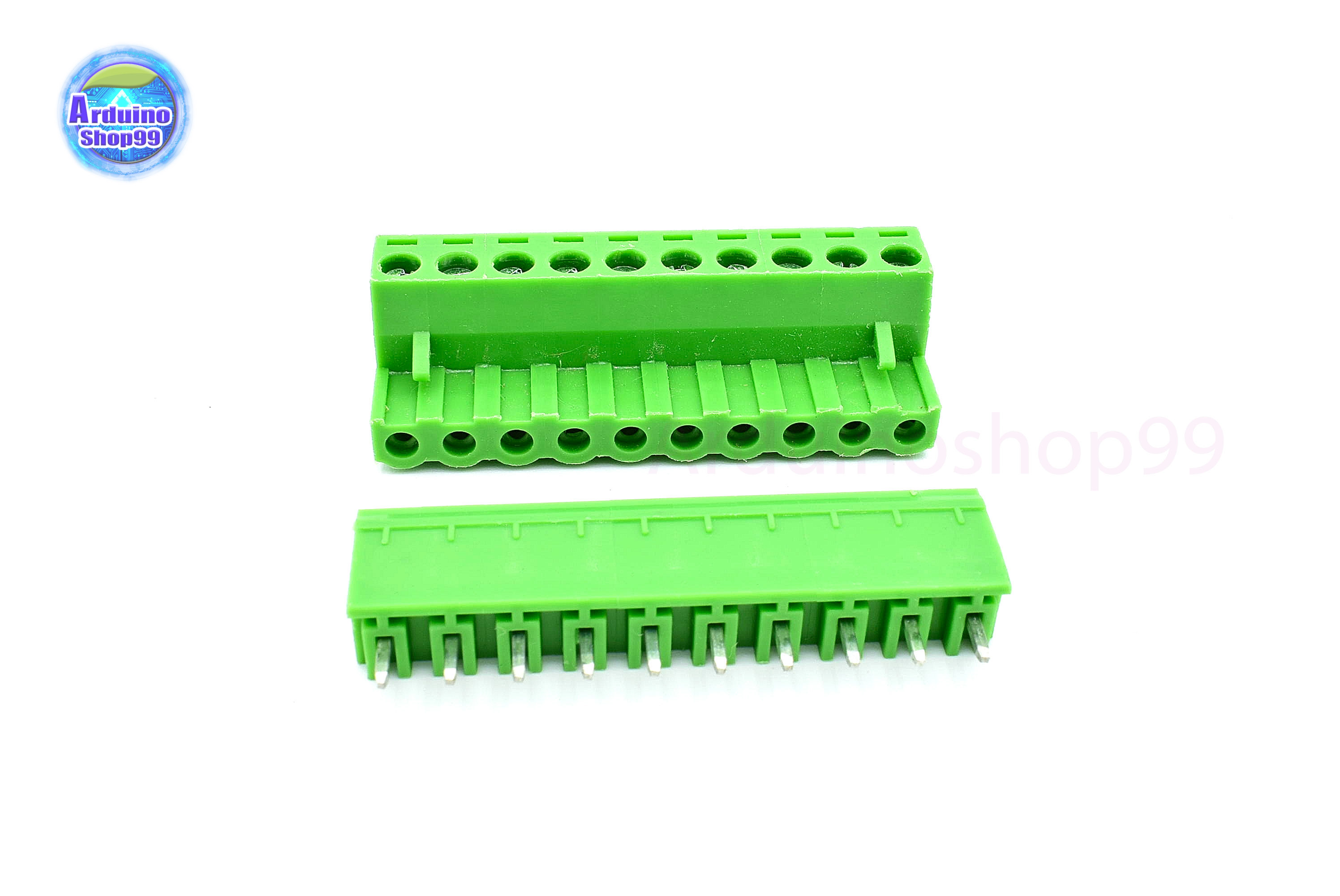 Terminal Block PCB connector 10P / 2EDGK 5.08mm plug-in ( 1 ชุด ผู้+เมีย )