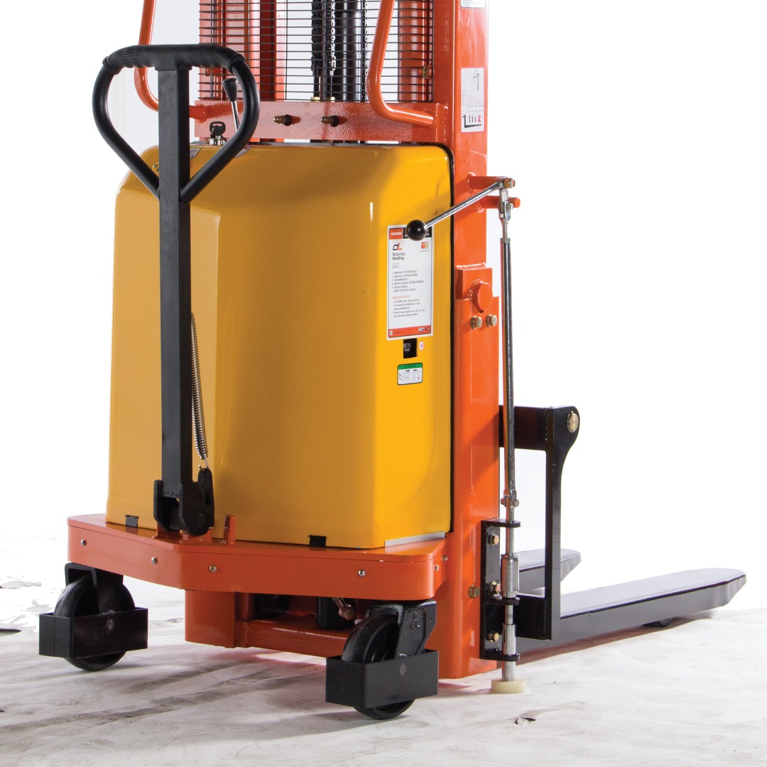 SES-Series รถยกสูงกึ่งไฟฟ้า Semi-Electric Stacker 1-2Ton ยกสูง 1.6-3.5mm
