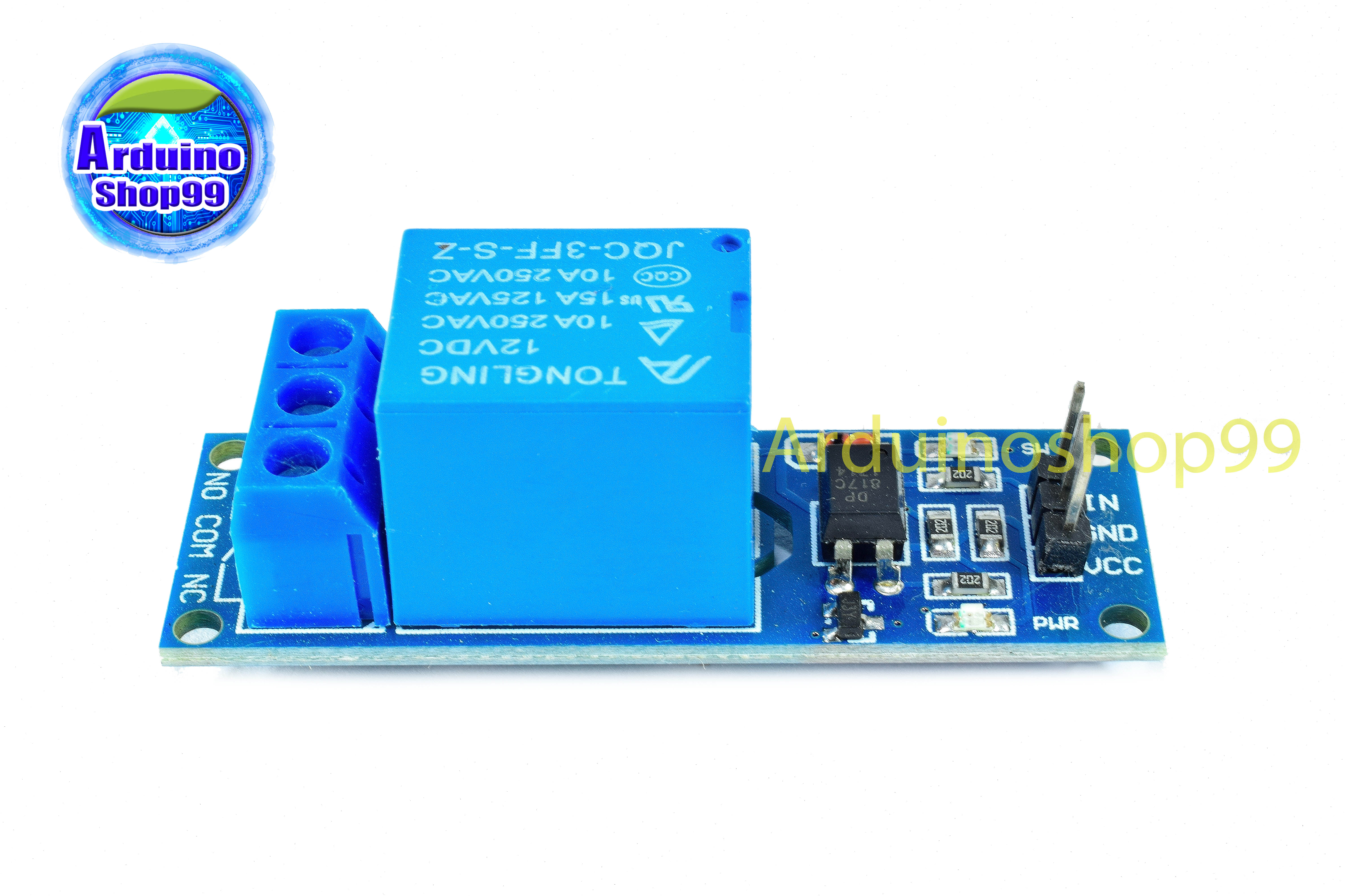 Relay 12V 1 Channel 10 A isolation control Hight trigger