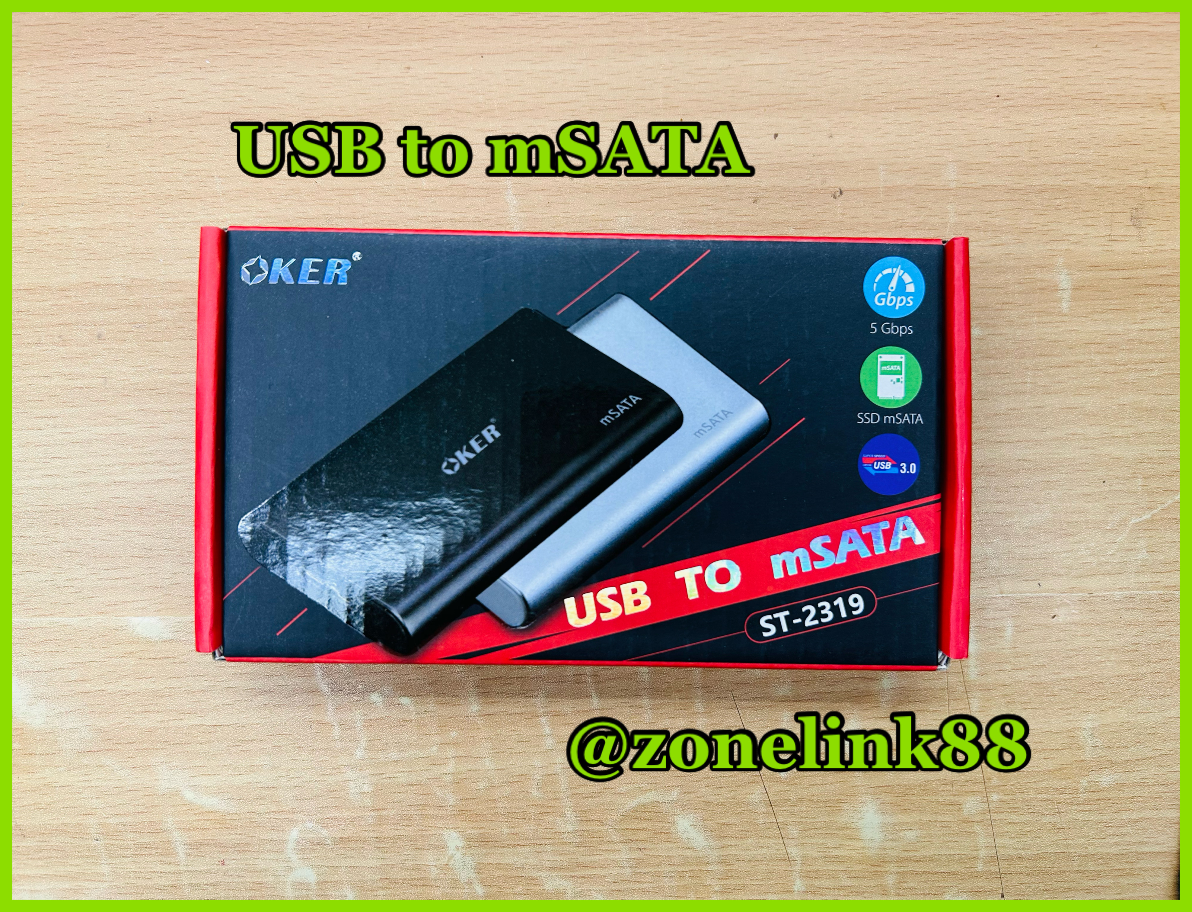 USB to mSATA box ST:2319