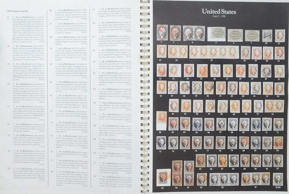 THE 1990 AMERICAN PHILATELIC SOCIETY AUCTION