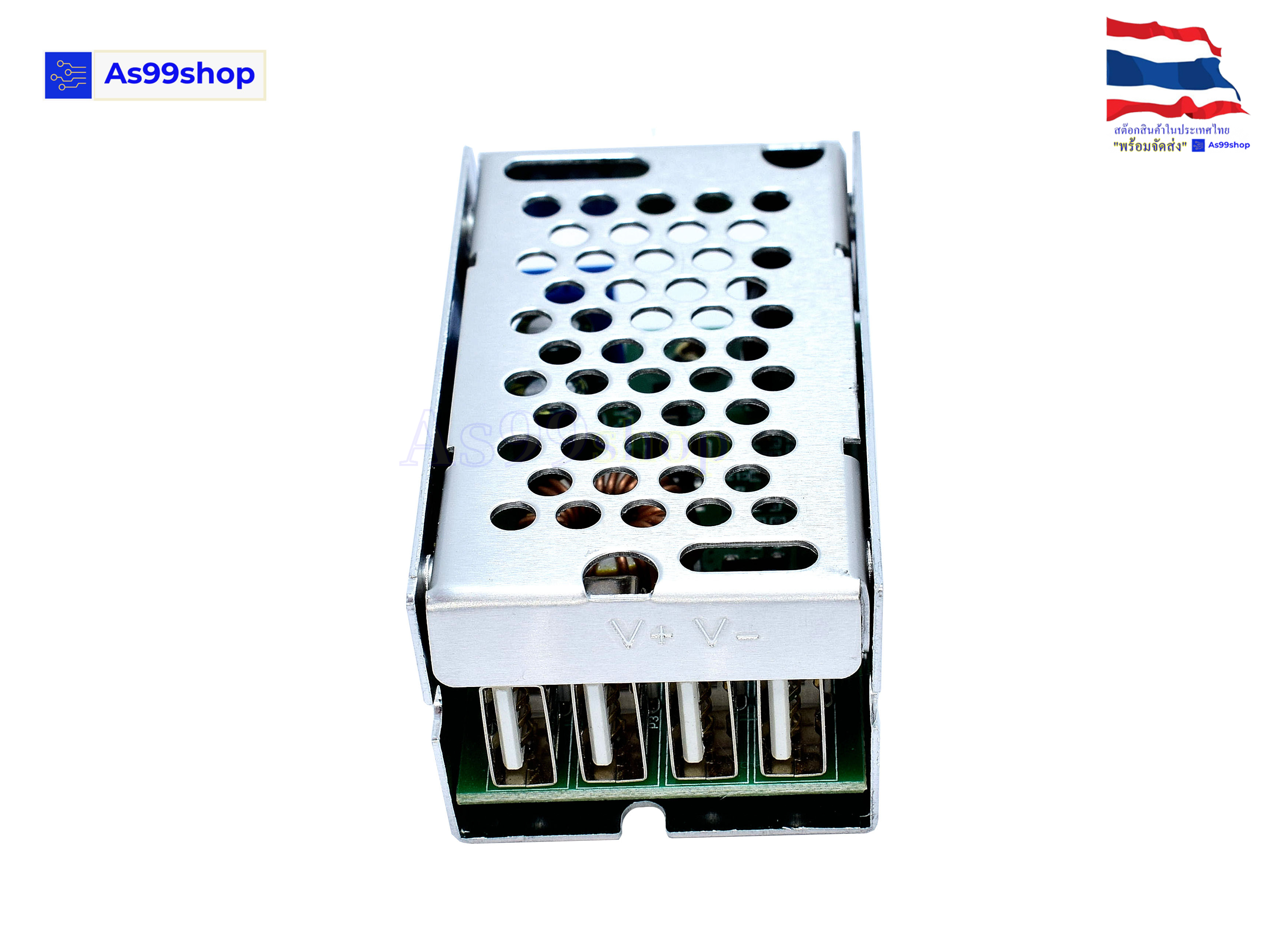 DC-DC 9V- 36V to 5V-5A 4 USB ports (step-down)