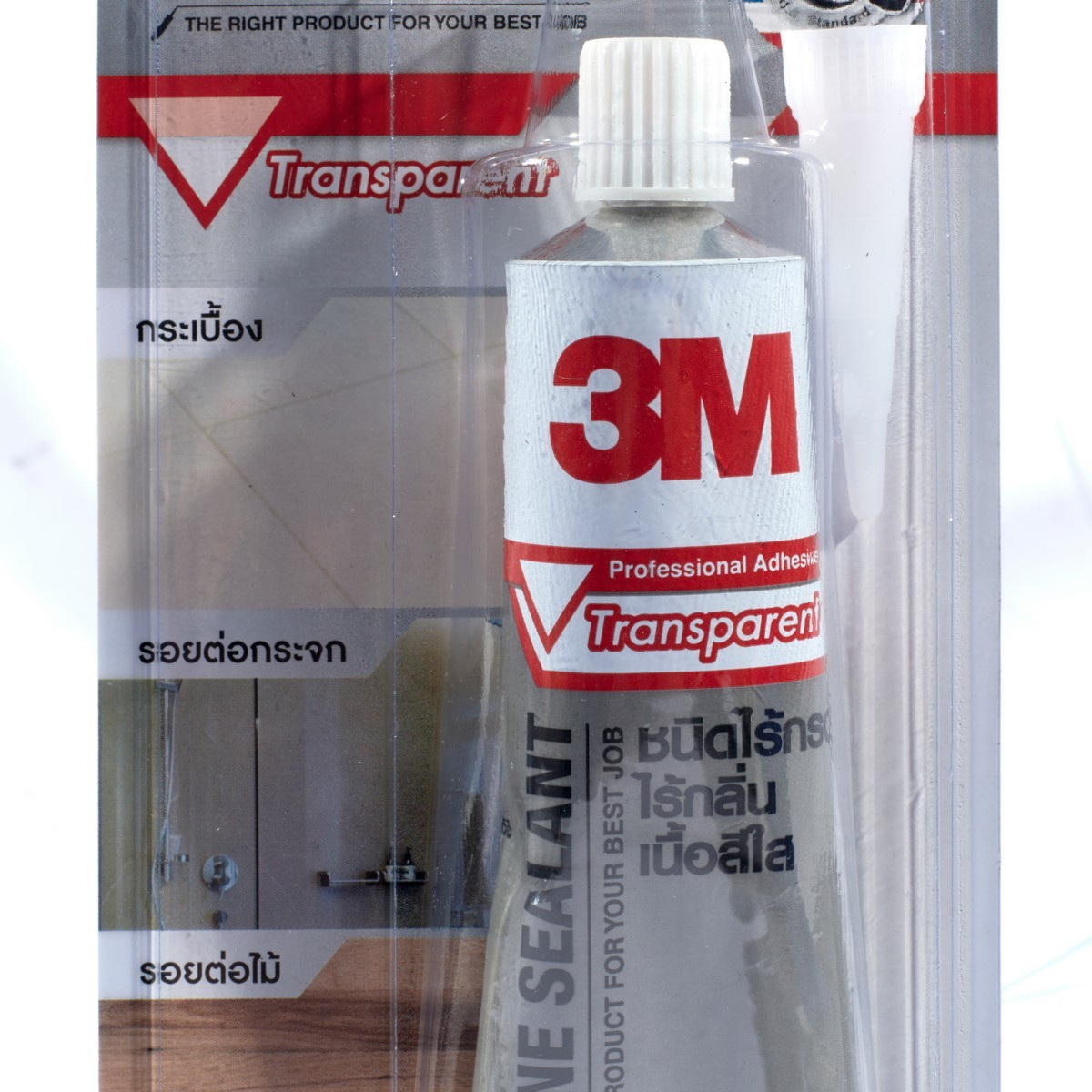 3M กาวซิลิโคน ไร้กรด ไร้กลิ่น (สีใส) 60ml เหมาะกับงาน ซิงค์ในครัว กระเบื้องในห้องน้ำ และ รอยต่อสุขภัณฑ์