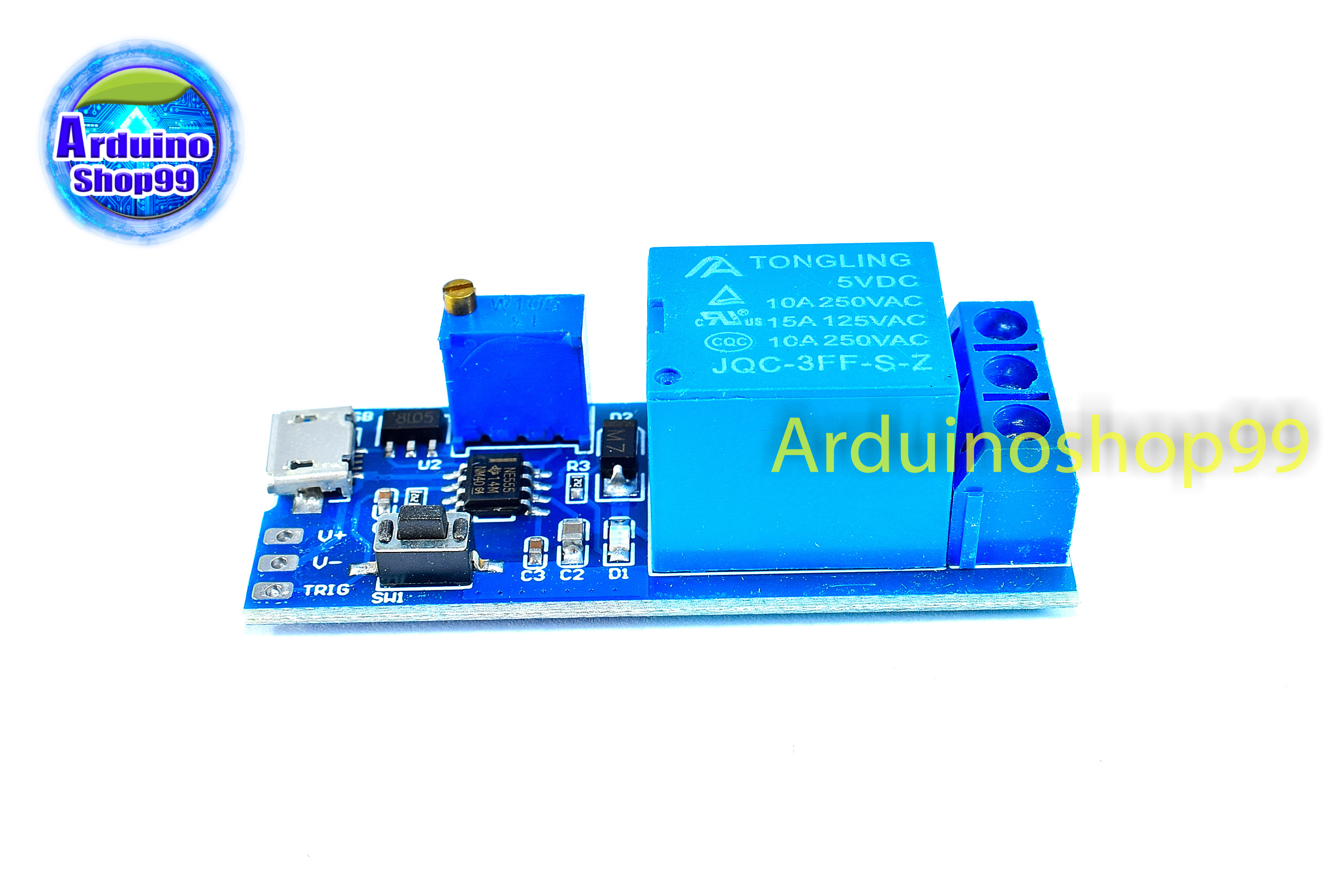 Wide voltage 5V-30V trigger timer module delay switch