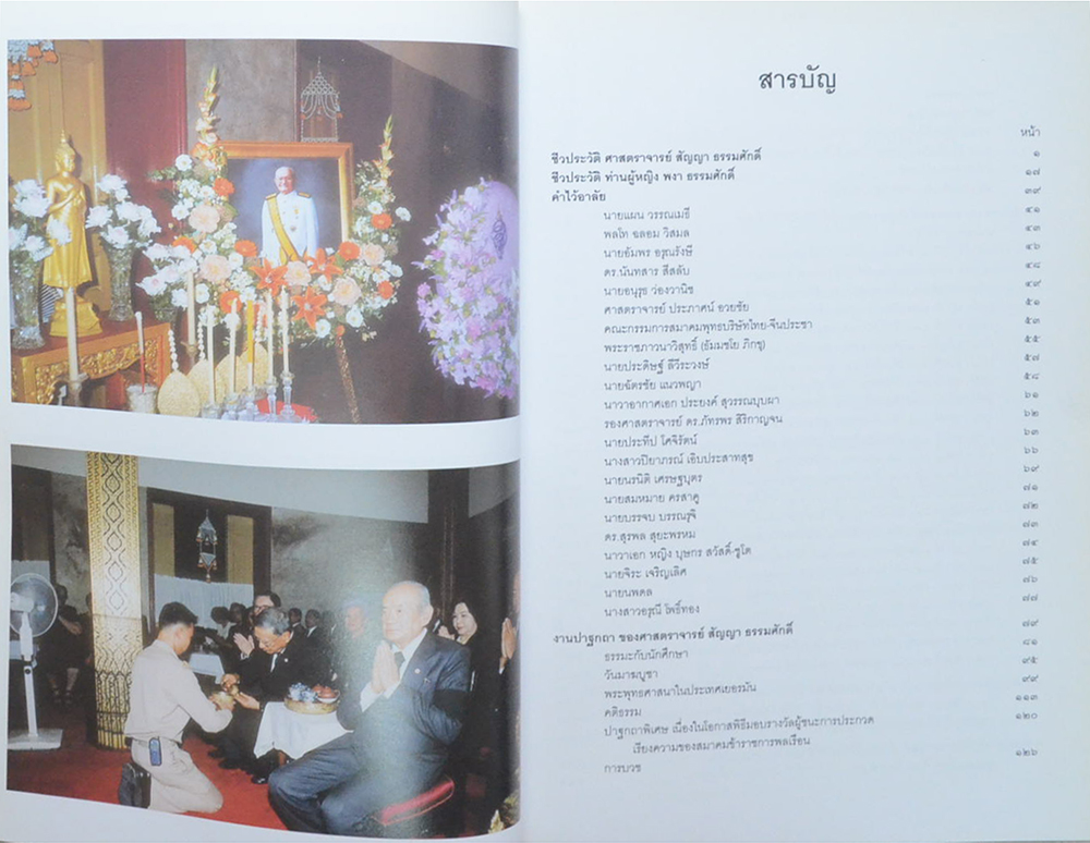 ศาสตราจารย์สัญญา -ท่านผู้หญิงพงา ธรรมศักดิ์ (ชีวประวัติ-ผลงาน) (ขายตามสภาพ)