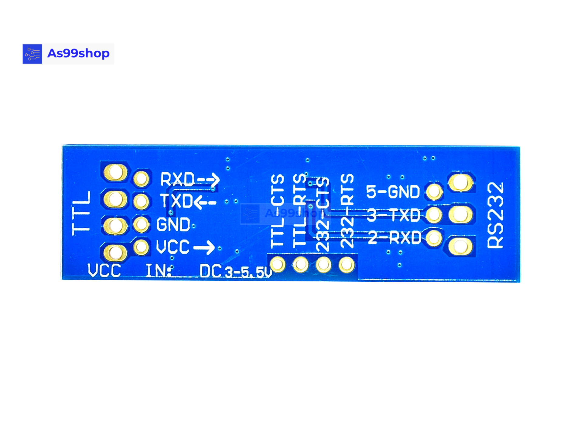 SP3232 RS232 Module RS232 Serial Port TTL Line Brush Module (Size: Single Channel 51)