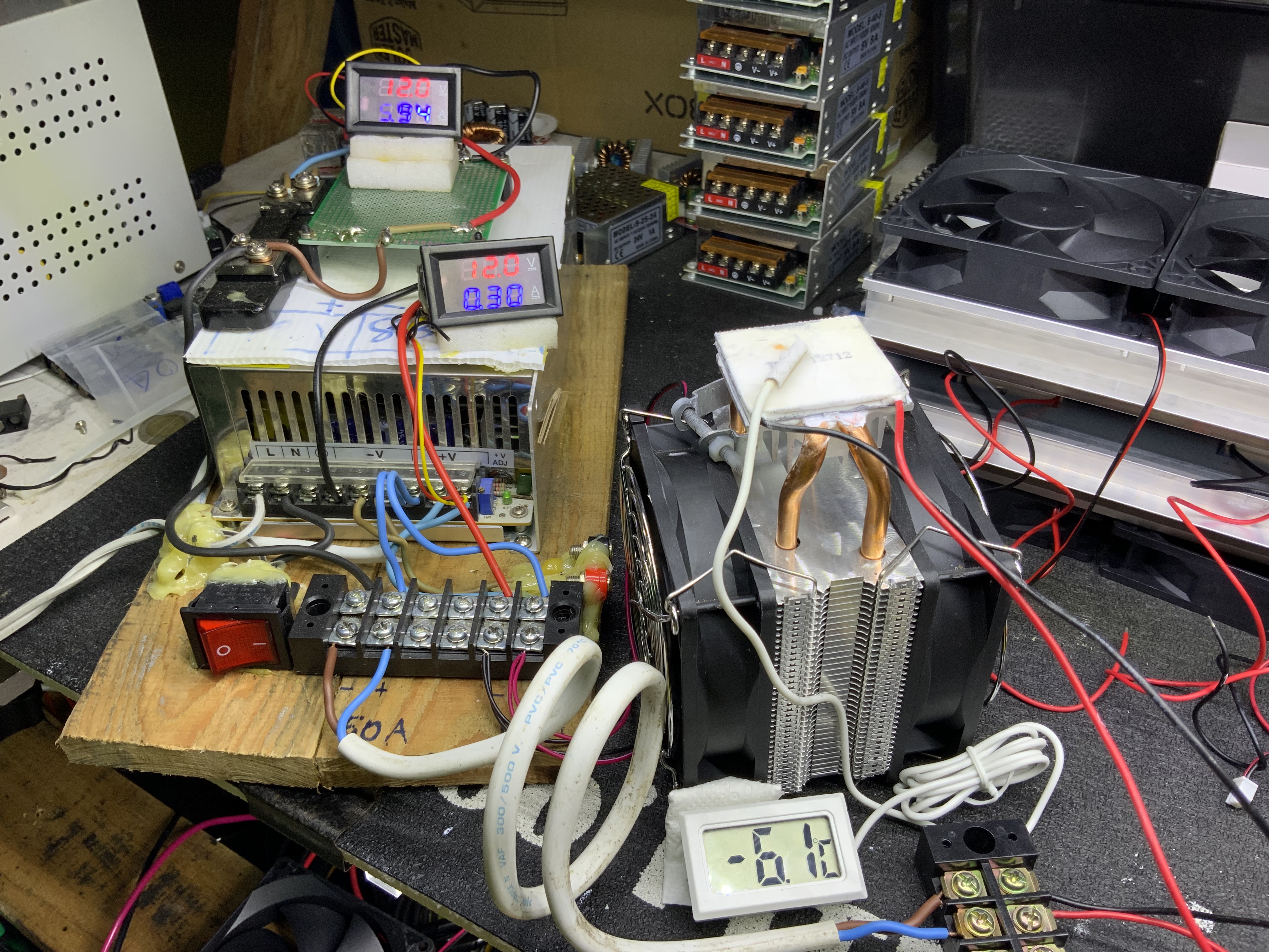 TEC1-12712 12V Peltier Refrigeration Plate(แผ่นร้อน-เย็น) แผ่นเพลเทียร์