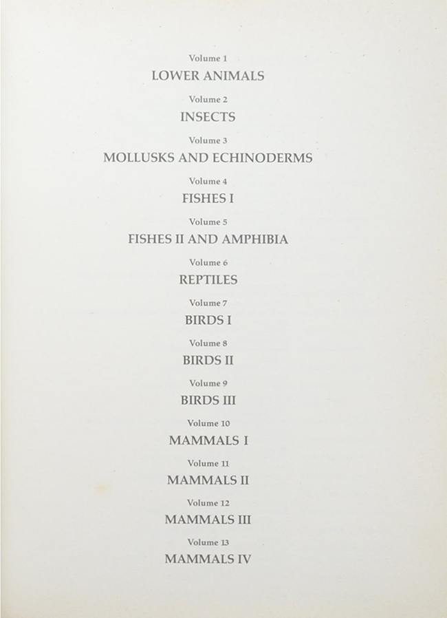 Grzimek’s ANIMAL LIFE ENCYCLOPEDIA