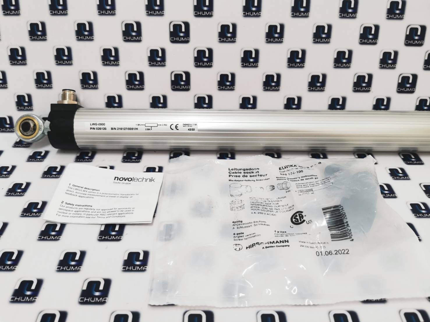 Novotechnik, encoder, linear position sensor, rotary position sensor, angle sensor, LWG0500