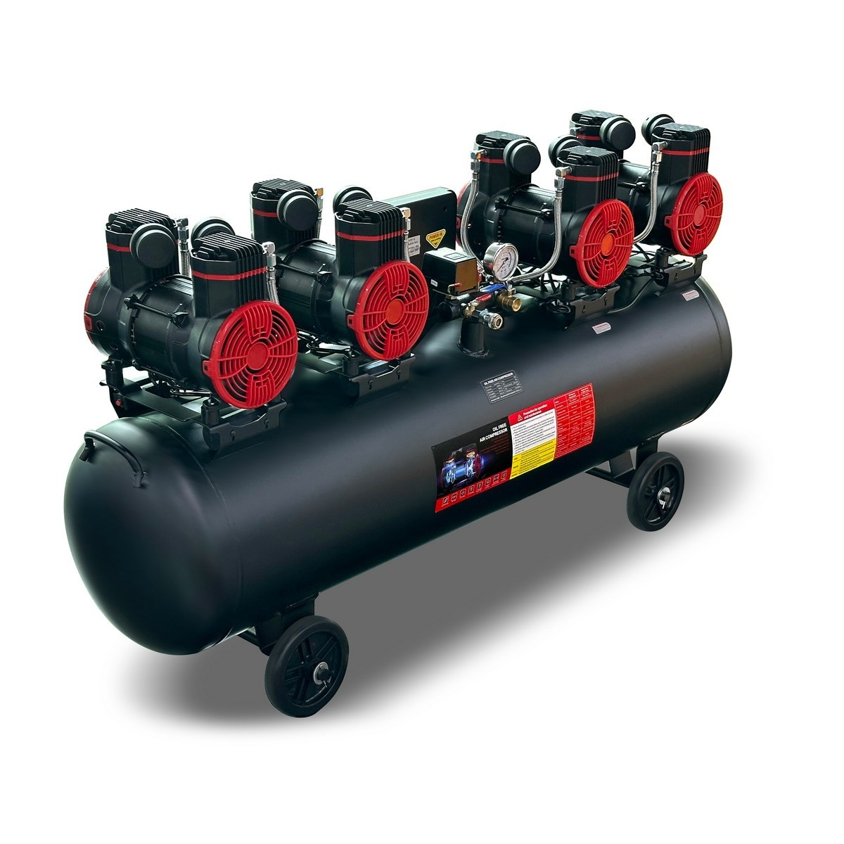 AUARITA 4-1500X4F160 ปั๊มลมออยล์ฟรี 160L 8HP/220V