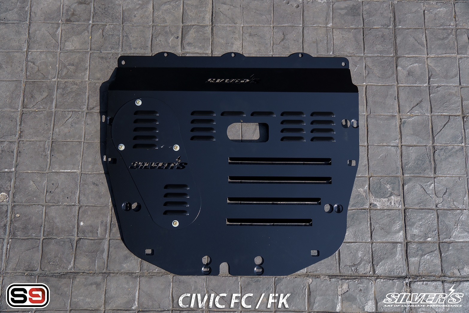 เเผ่นรองใต้เครื่อง SILVER’S ARMOUR MAX สำหรับรถ CIVIC FC FK