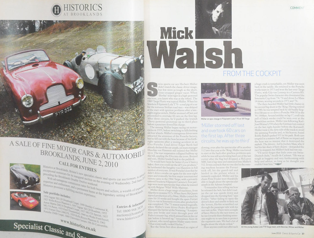 CLASSIC & SPORTS CAR Volume 29 No. 3 June 2010