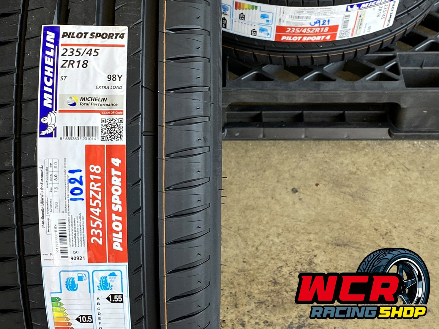 ยาง MICHELIN PILOT SPORT 4 ขนาดยาง 235/45ZR18