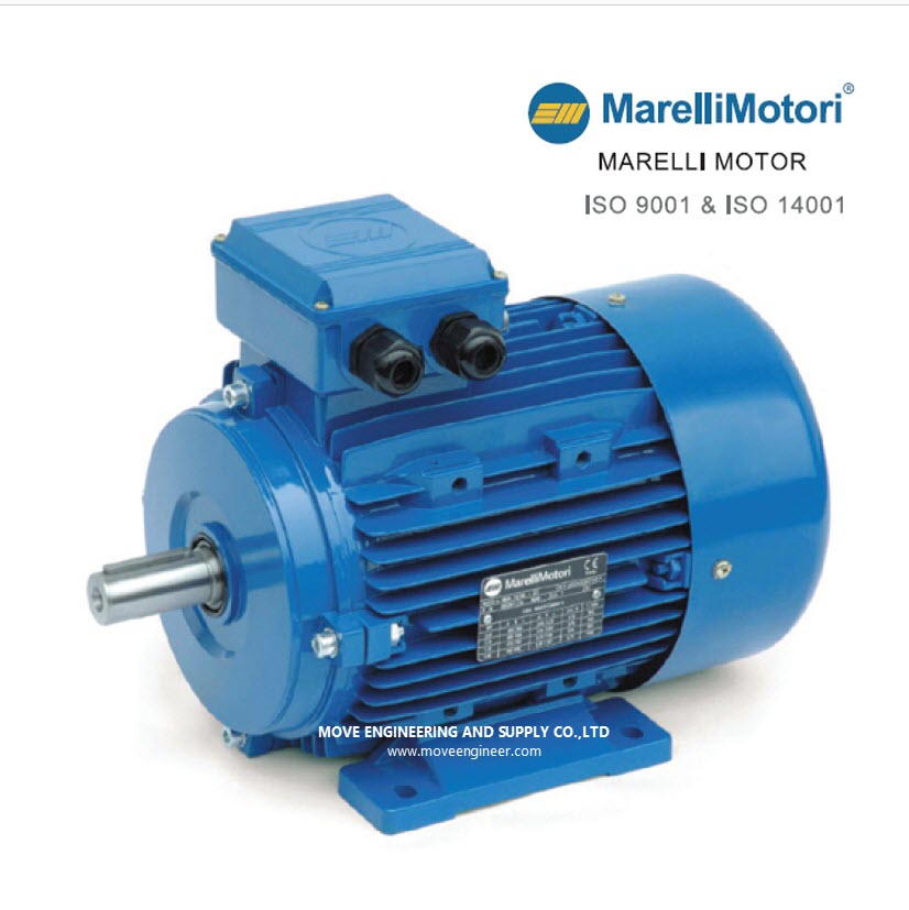 MARELLI MAA 80 MB2 Motor 1.5KW /2HP/2900RPM,380V,50HZ B3 Foot Mount type
