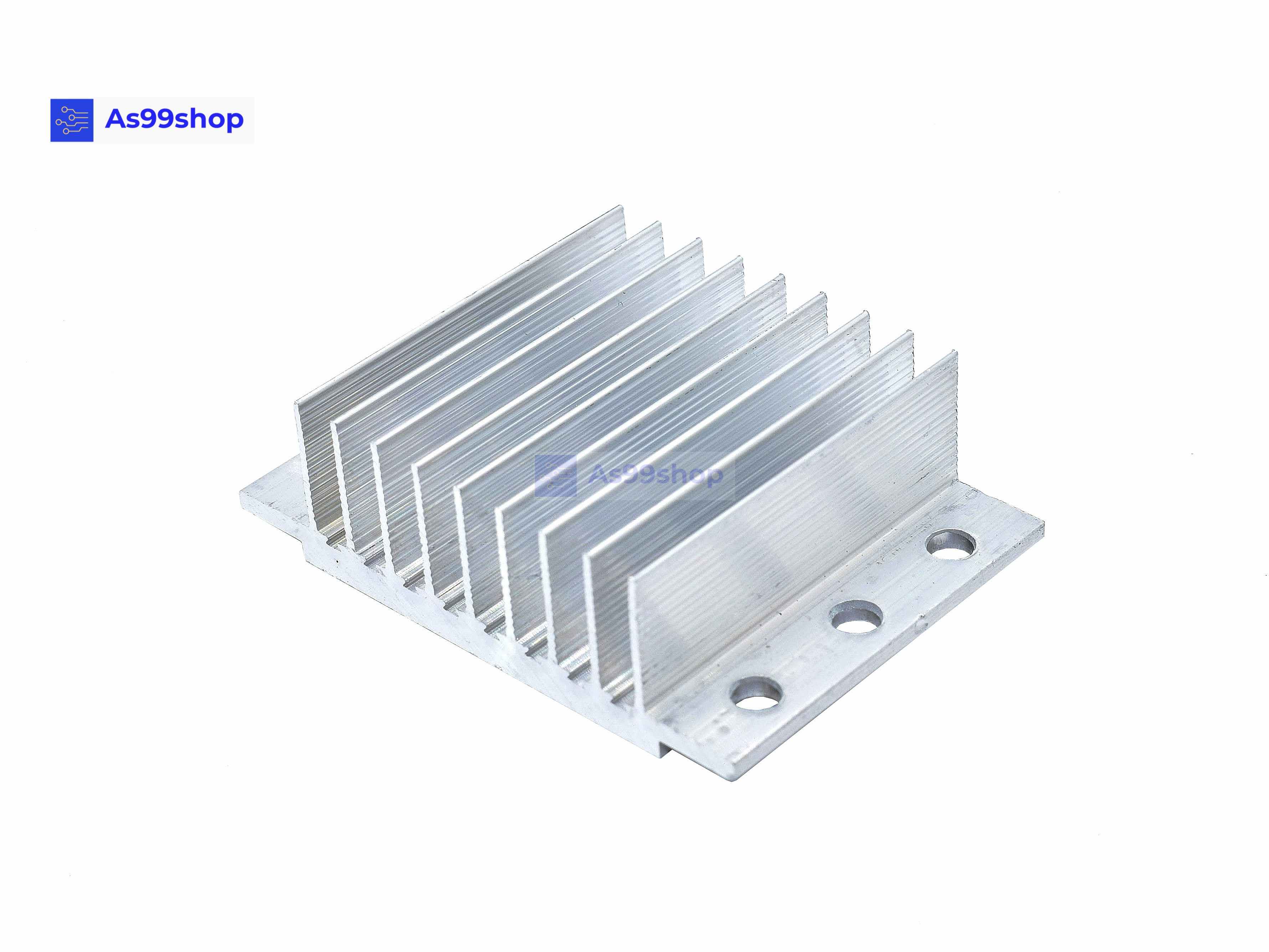 Heat Sink Aluminum Alloy Cooling block ฮีทซิงค์ระบายความร้อนหรือเย็น ขนาด(60*40*20)