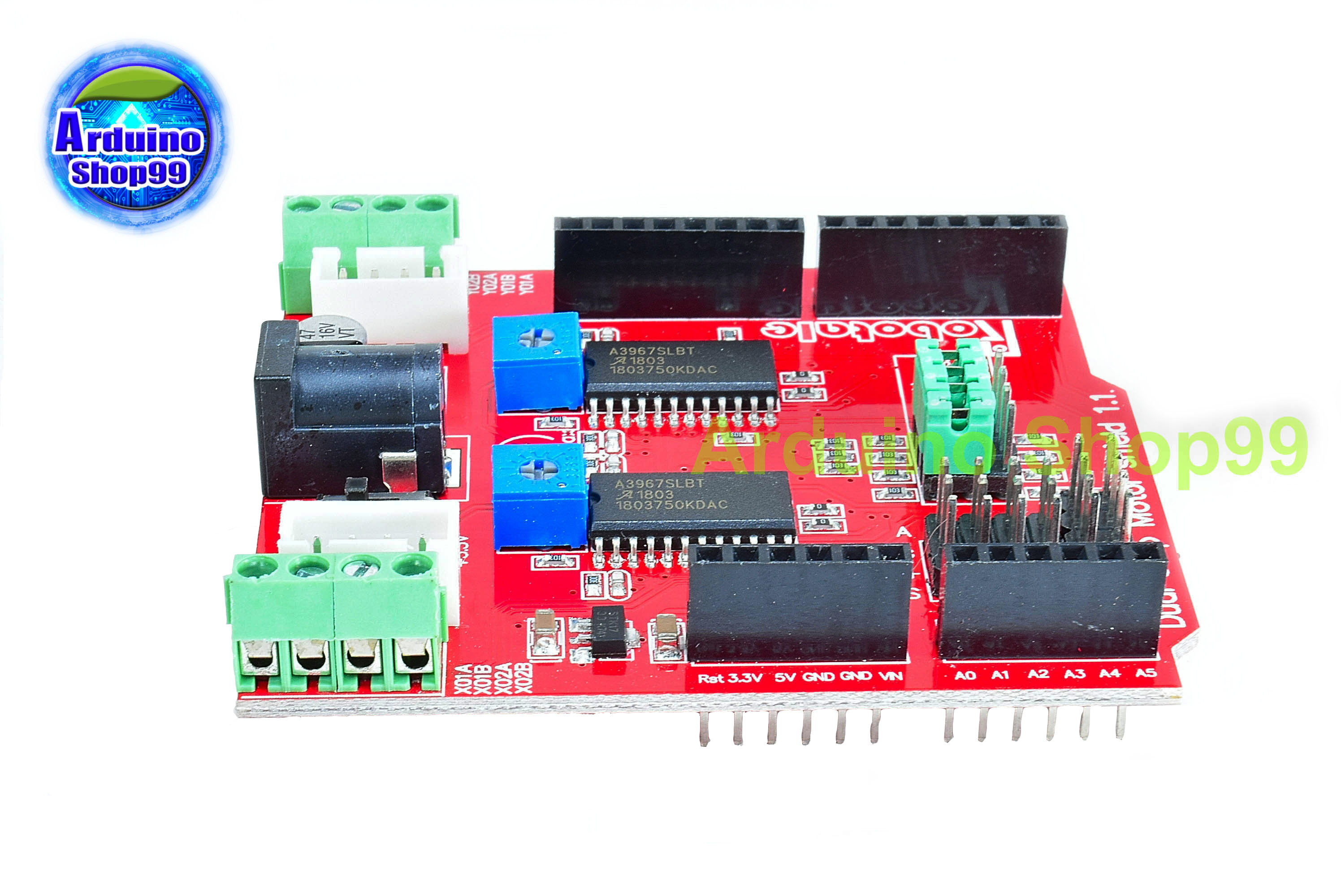 Stepper motor drive SHIELD two-way A3967