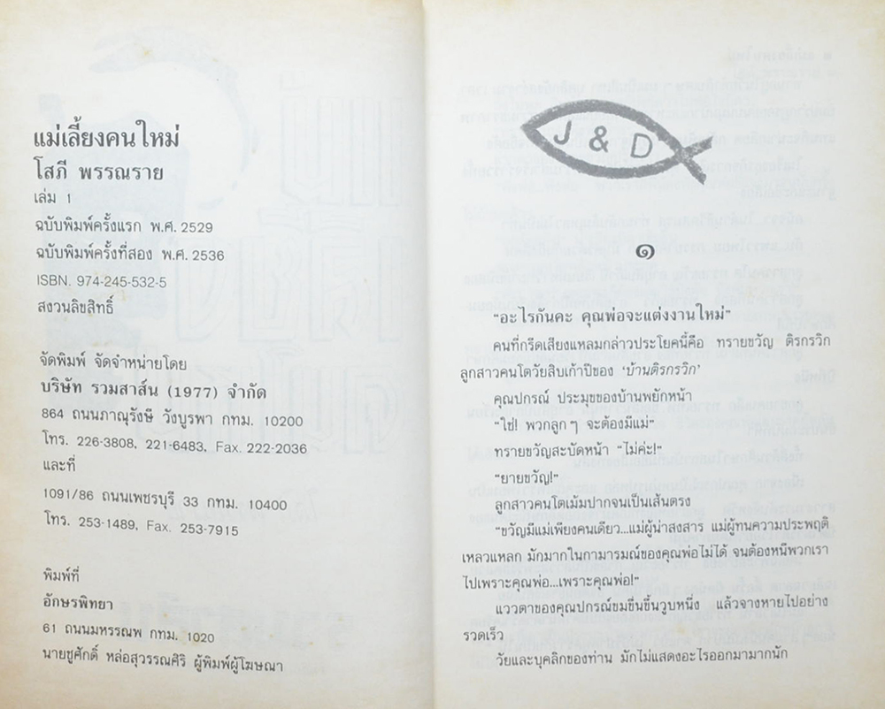 แม่เลี้ยงคนใหม่ (2 เล่มจบ)