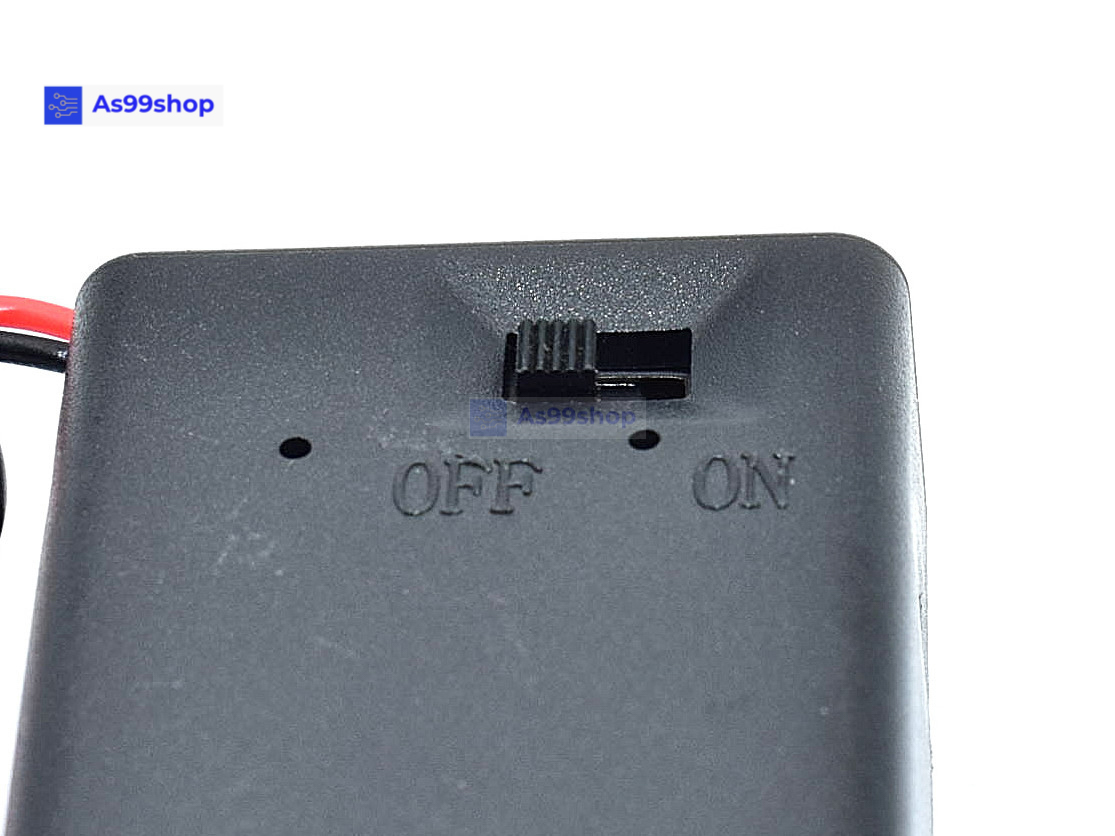 รังถ่าน 9 Volt battery box แบบมีฝาปิด/สวิตซ์ปิด,เปิด
