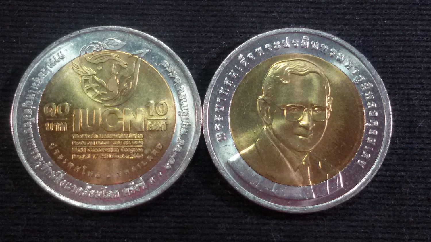 เหรียญ 10 บาทสองสี การประชุมใหญ่สมัชชาการอนุรักษ์สิ่งแวดล้อมโลก ครั้งที่ 3 2547