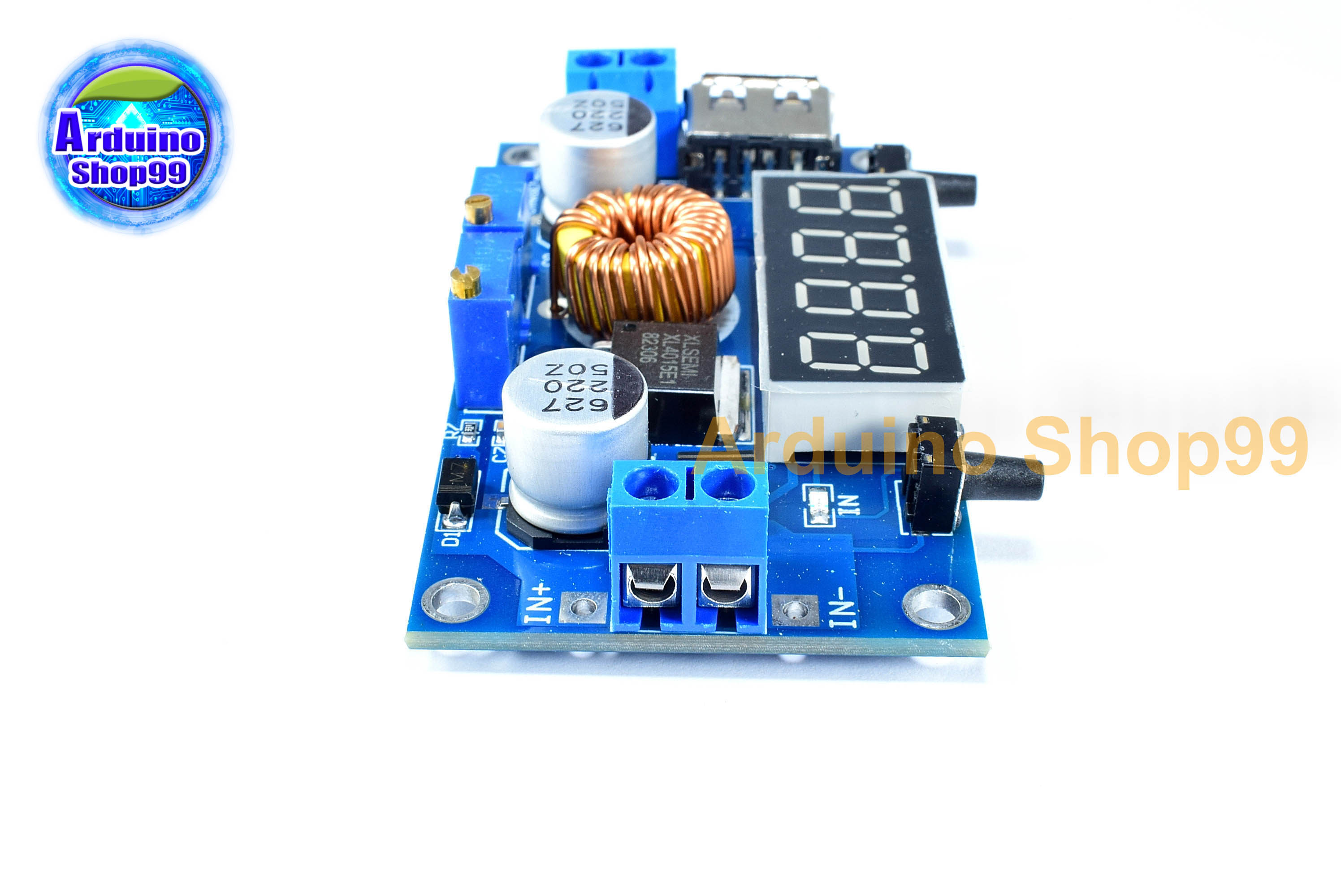 5A Constant Voltage Constant Current Step-down แปลงไฟจาก 5 - 36 Volt เป็น 1.25 - 32 Volt (With Housing)