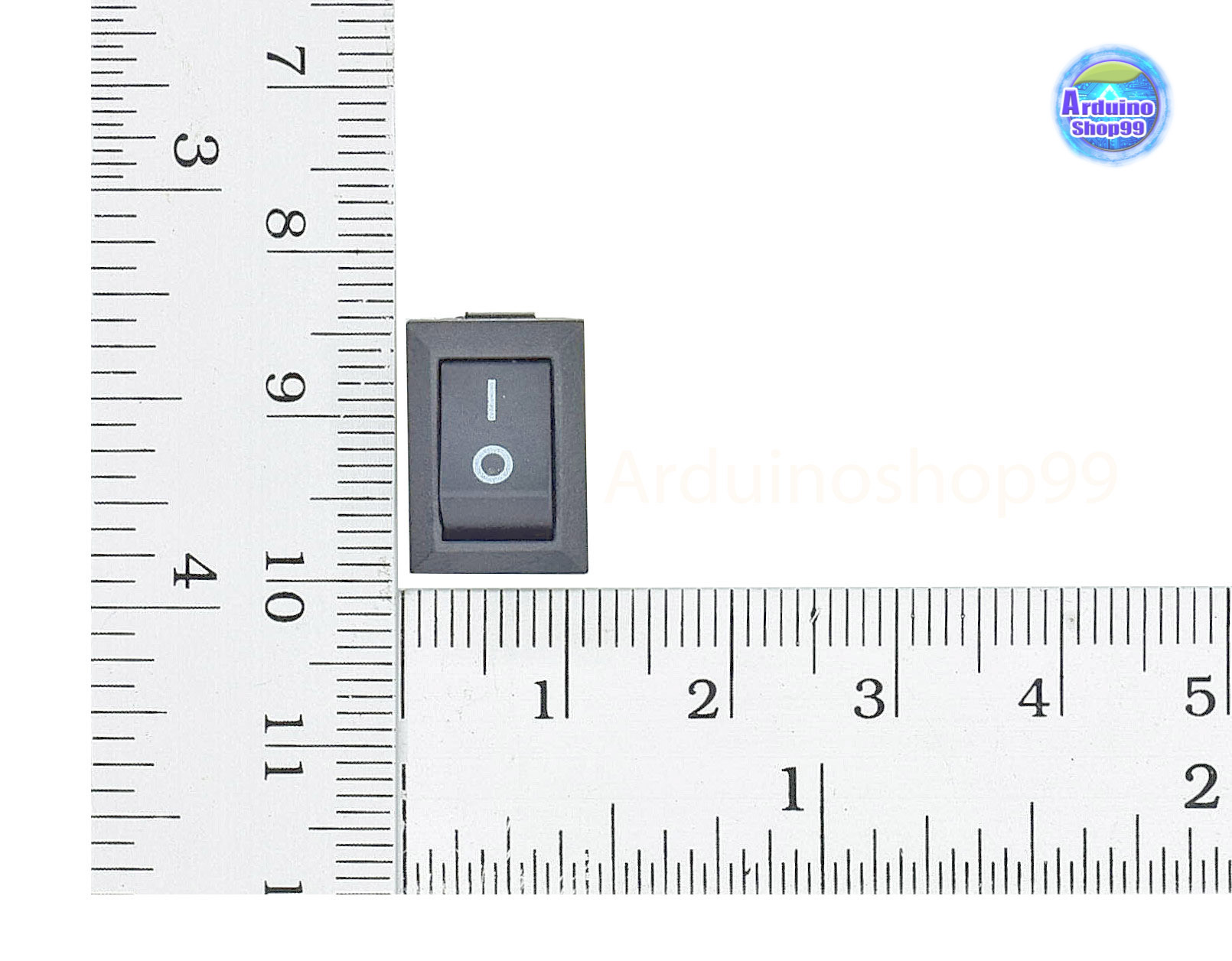 KCD11-101 10*15mm SPST 2PIN ON/OFF Boat Rocker Switch 3A/250V( 1 ตัว)