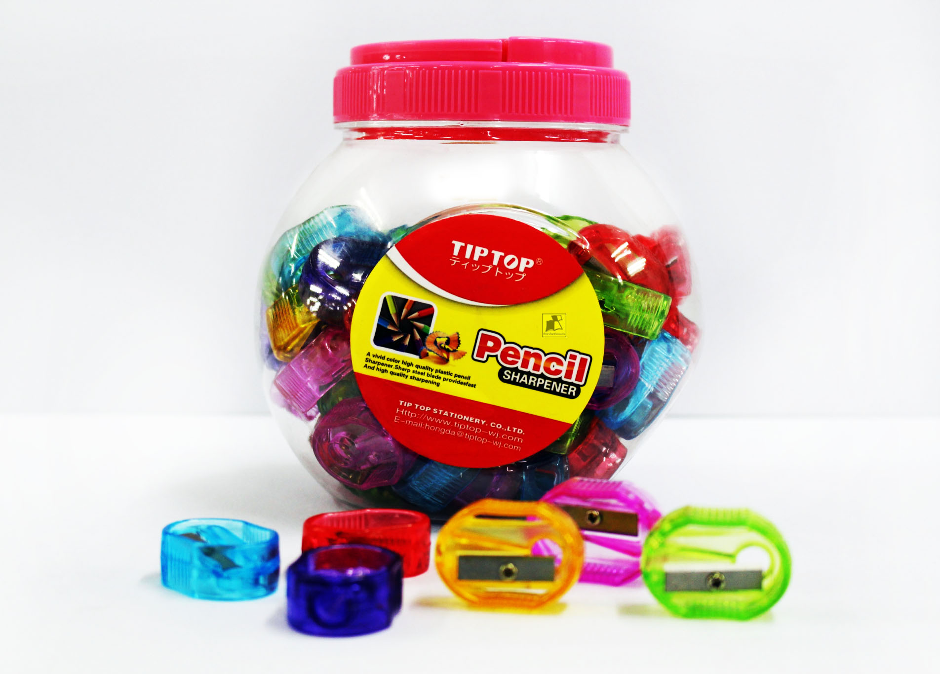กบเหลาดินสอ 1 รู TipTop บรรจุ 72/กล่อง