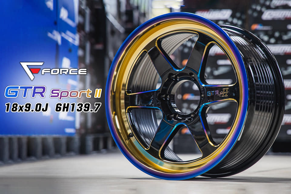 ล้อ FORCE GTR sport Il ขอบ18 ขนาด 18x9.0J 6H139.7