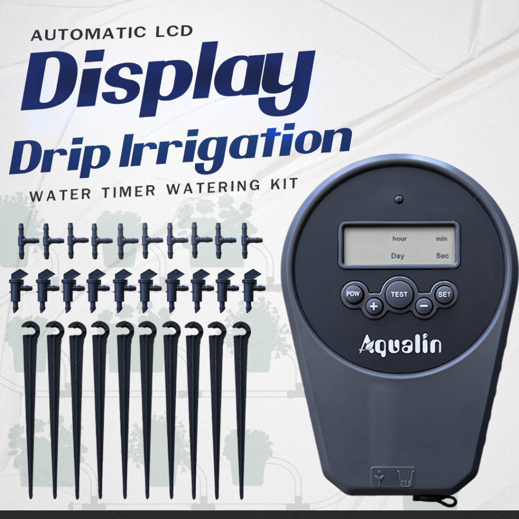 เครื่องรดน้ำอัตโนมัติ ควบคุมด้วยระบบการตั้งเวลา ระบบน้ำหยด