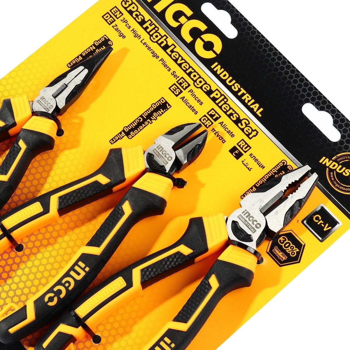 INGCO HKHLPS2831 ชุดคีม 3 ชิ้น