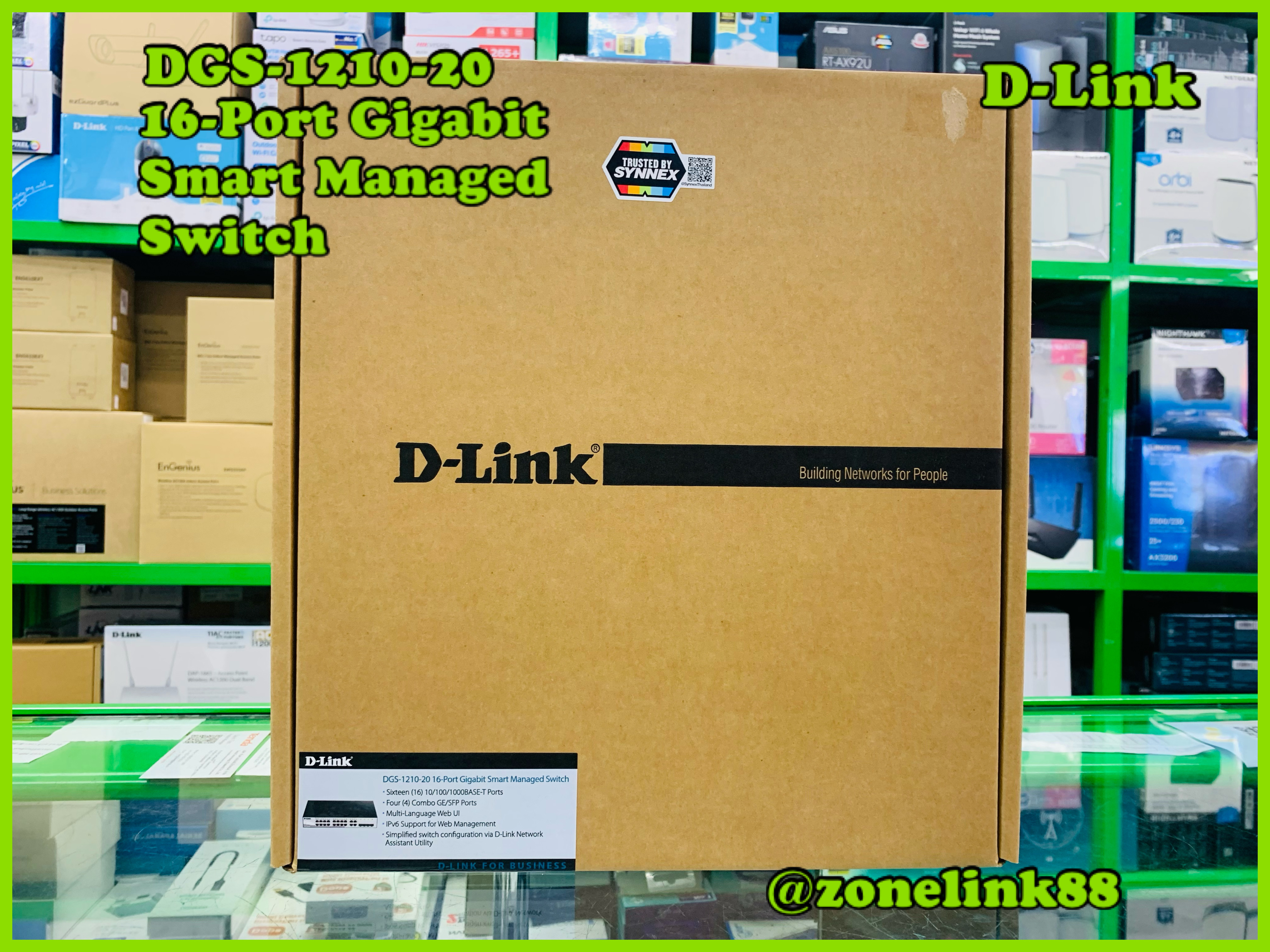 D-Link 1210-20 16-Port Gigabit Smart Managed Switch