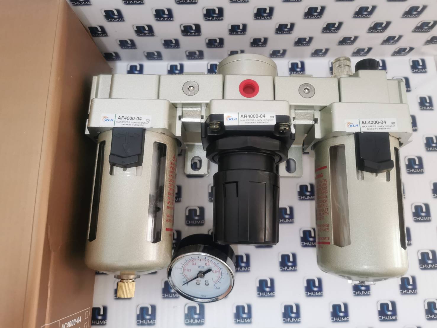 Air Service Unit, ชุด regulator, F.R.L Unit, FRL Combination/Preparation unit ชุดกรองลม