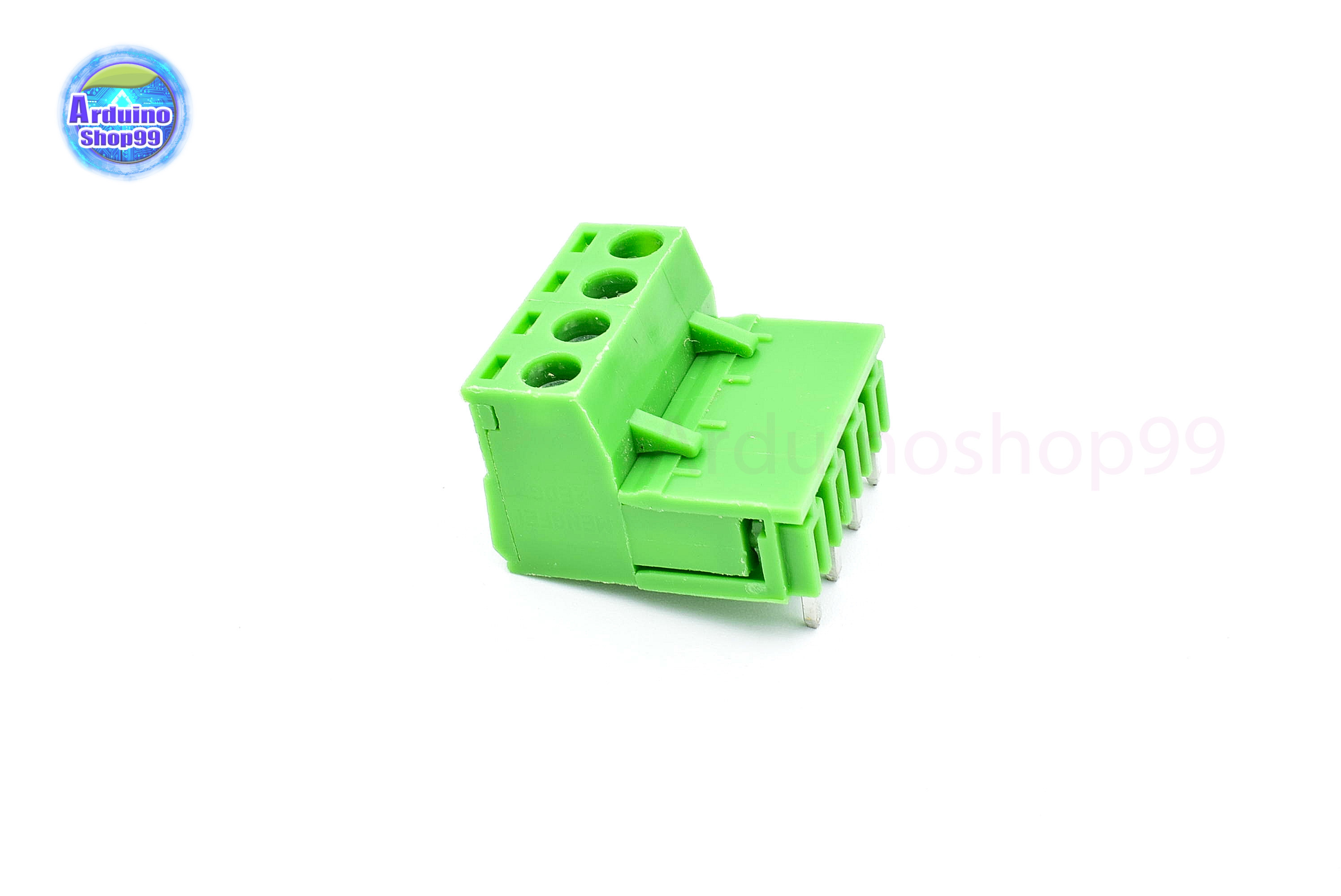Terminal Block PCB connector 4P / 2EDGK 5.08mm plug-in ( 1 ชุด ผู้+เมีย )