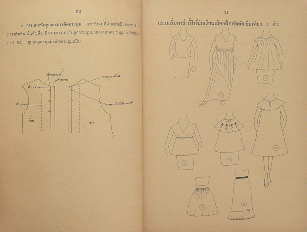 ผ้าและการตัดเย็บ