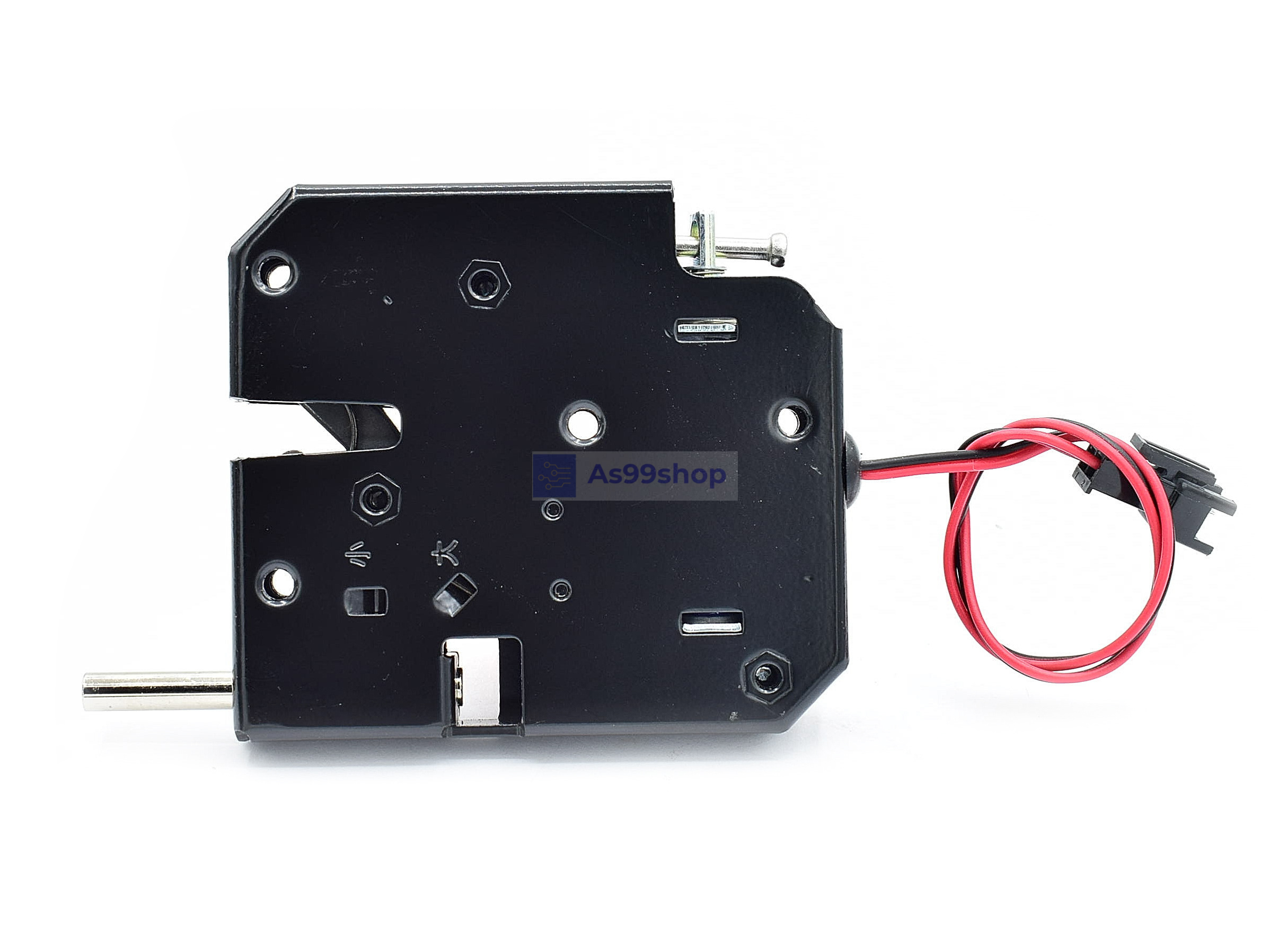 กลอนไฟฟ้า XG-07D Express cabinet lock / electromagnetic lock DC 12V1.8A Black(2 lines)