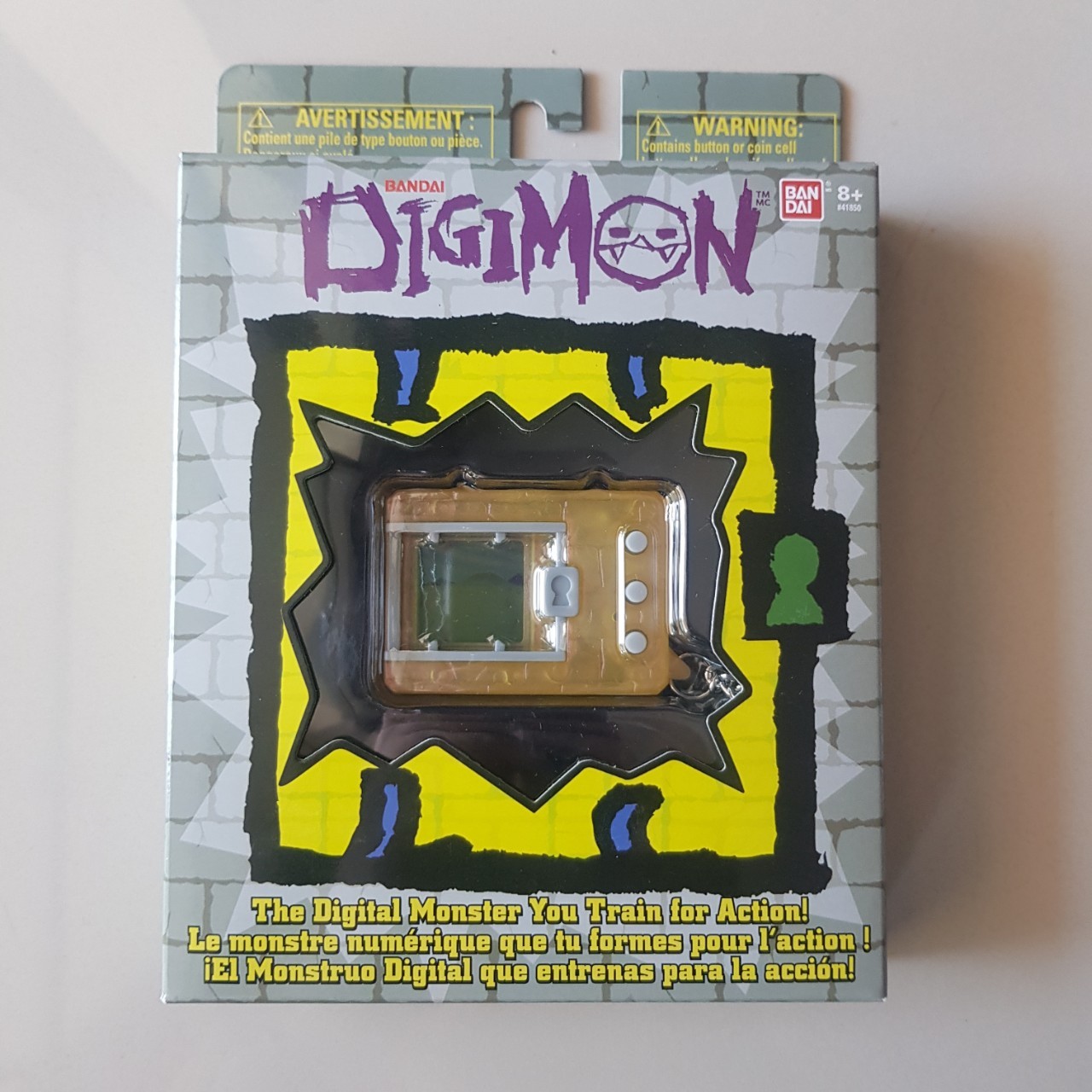 Digital Monster V-pet Ver.20TH ENG Version 2 CLEAR YELLOW COLOR [LOT US]