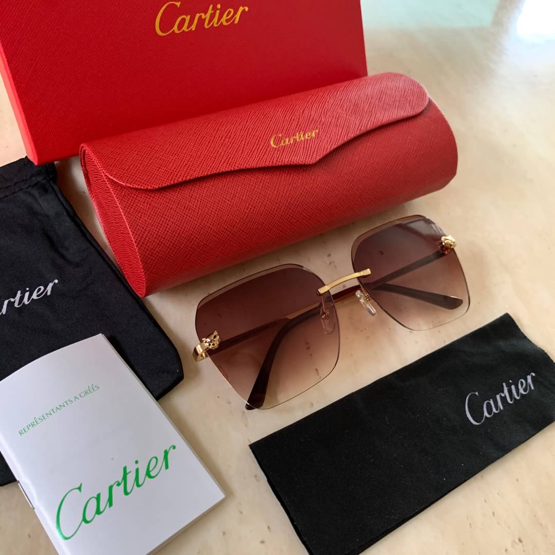 #olscartierglasses Cartier🐆🐆made in france CT0147S งานเกรด Hi end ปั้มโลโก้ทุกจุด เทียบแท้1:1