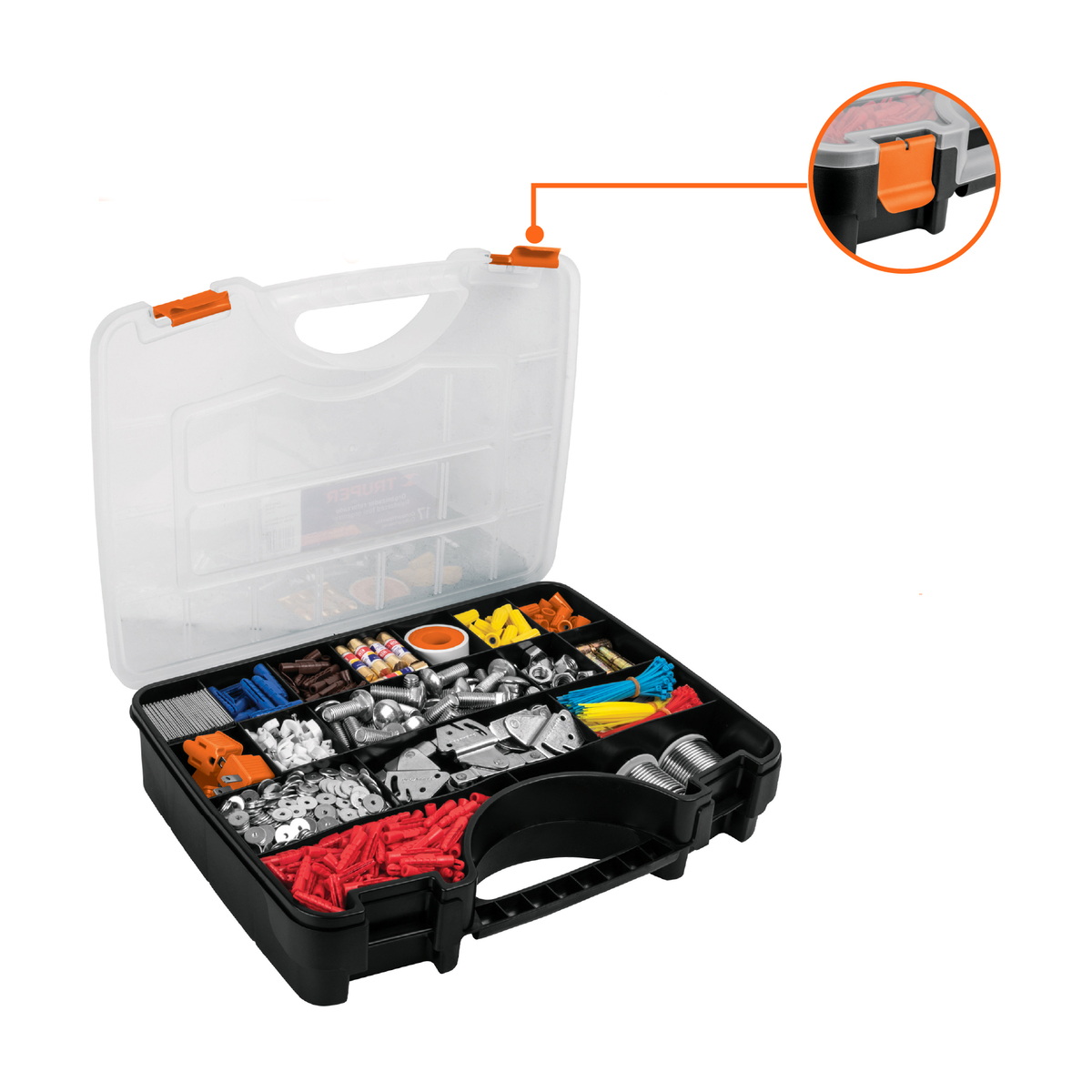 TRUPER ORG-17X ถาดเปล่าใส่อุปกรณ์ 17 ช่อง