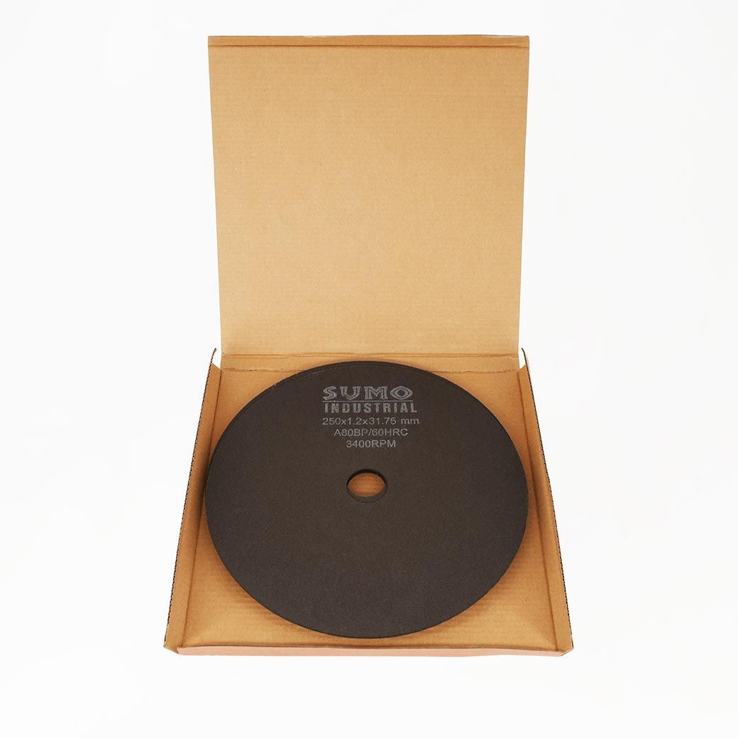 SUMO ใบตัดไฟเบอร์ 10"x1.2x31.75 HRC60 Precision Cut (10ใบ/กล่อง)