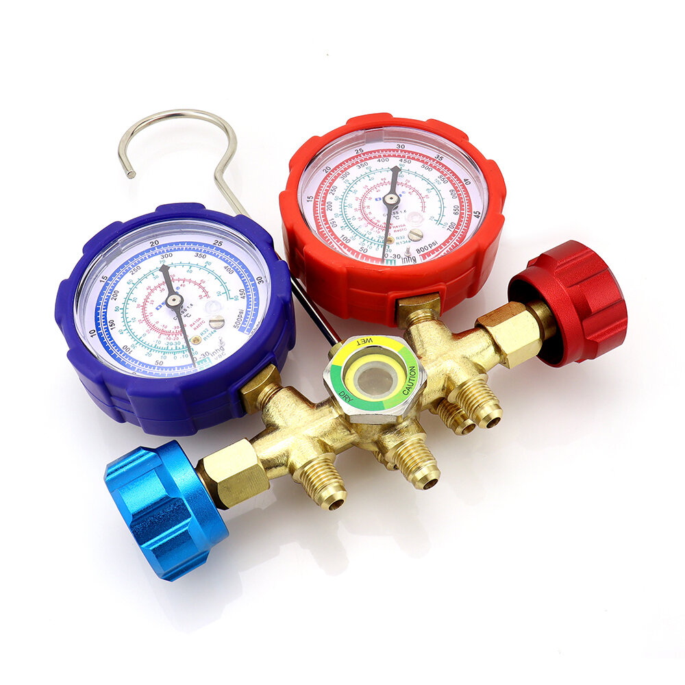 DSZH WK-536G-R22 เกจ์เติมน้ำยาแอร์ R12, R22, R502 สาย 36"