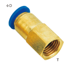 SPCF-G - Female Straight + O-Ring