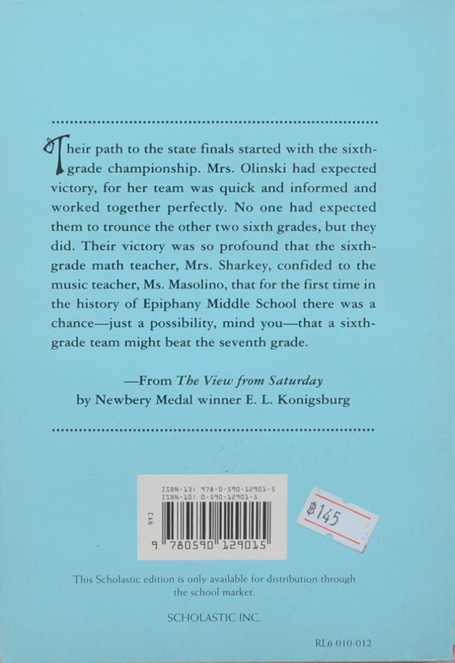 The View from Saturday