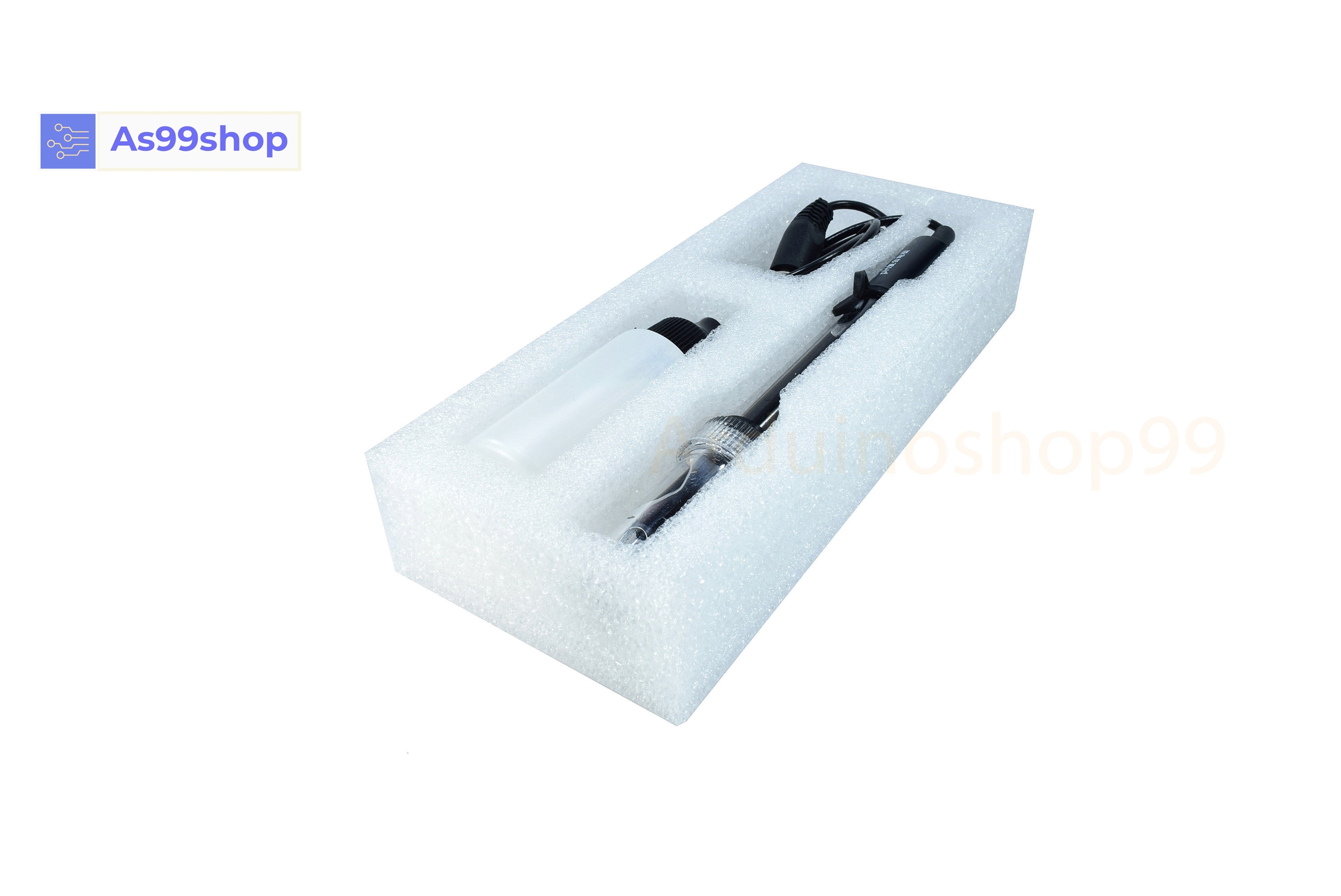 เซ็นเซอร์วัดค่า PH ของน้ำ PH Sensor Module with Probe E-201-C + Arduino module