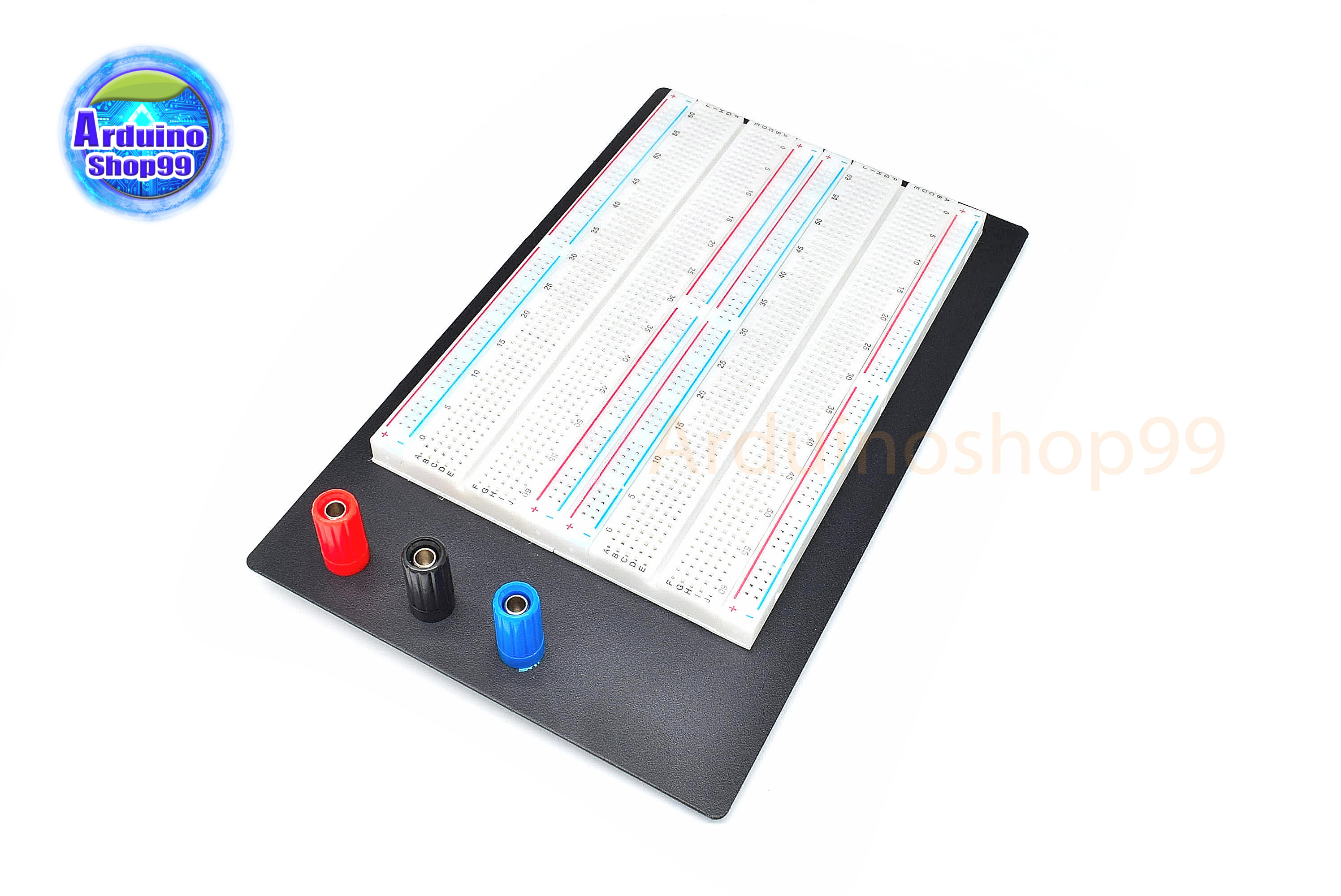 บอร์ดทดลองวงจร ZY-204 ขนาด 1660 ช่อง Protoboard Breadboard 1660 holes