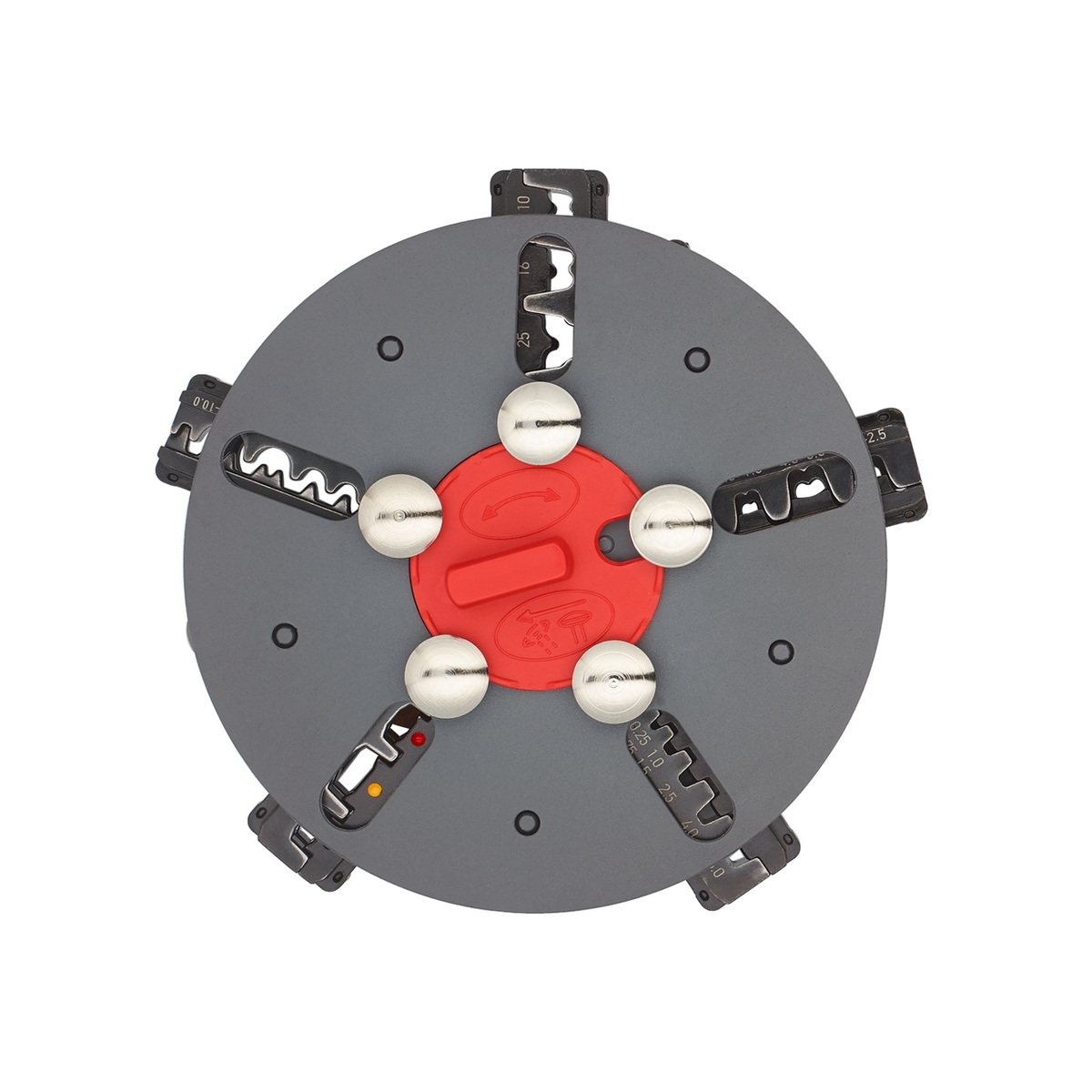 KNIPEX 97 33 02 คีมย้ำหางปลา รุ่น Multi Crimp เปลี่ยนหัว 5Die