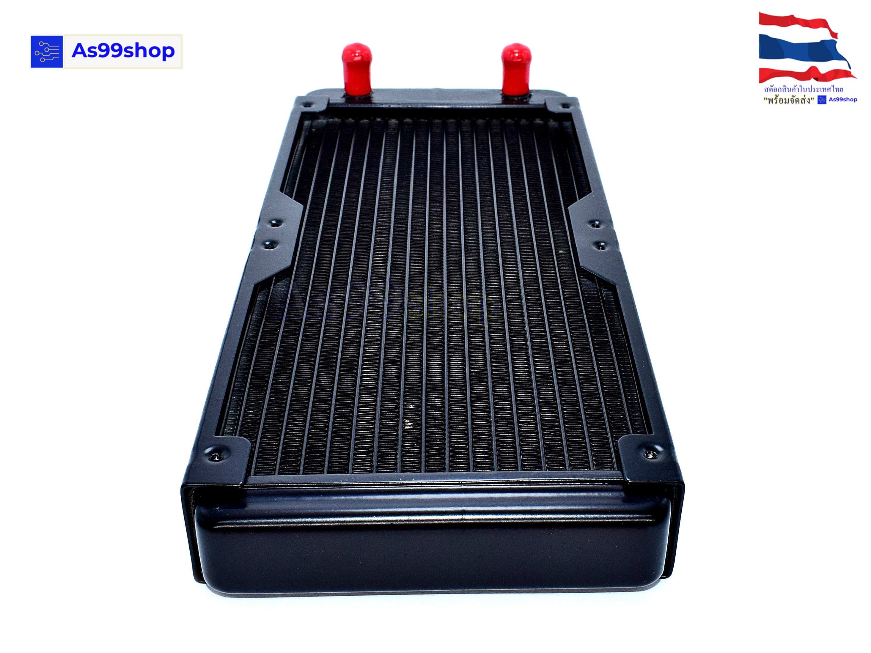 หม้อน้ำระบายความร้อน Aluminium Water Cooling Radiator ขนาด 240 mm. 18 ช่อง