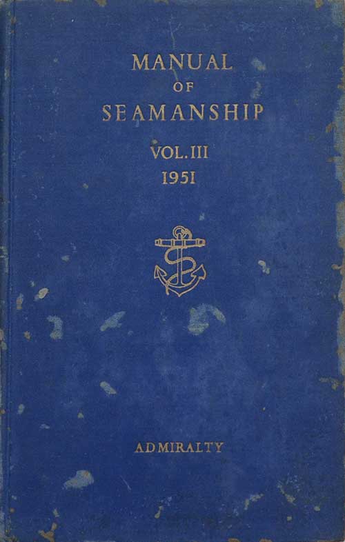 MANUM OF SEAMANSHIP VOL. I-III (3 เล่ม)
