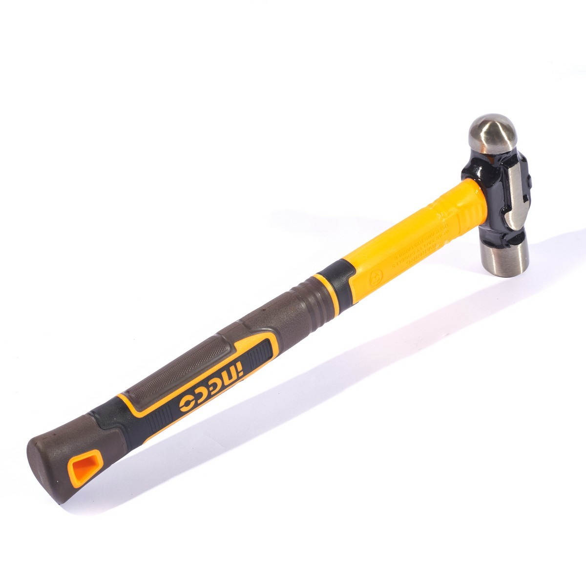 INGCO HBPH81016 ค้อนหัวกลม ด้ามไฟเบอร์ 16oz