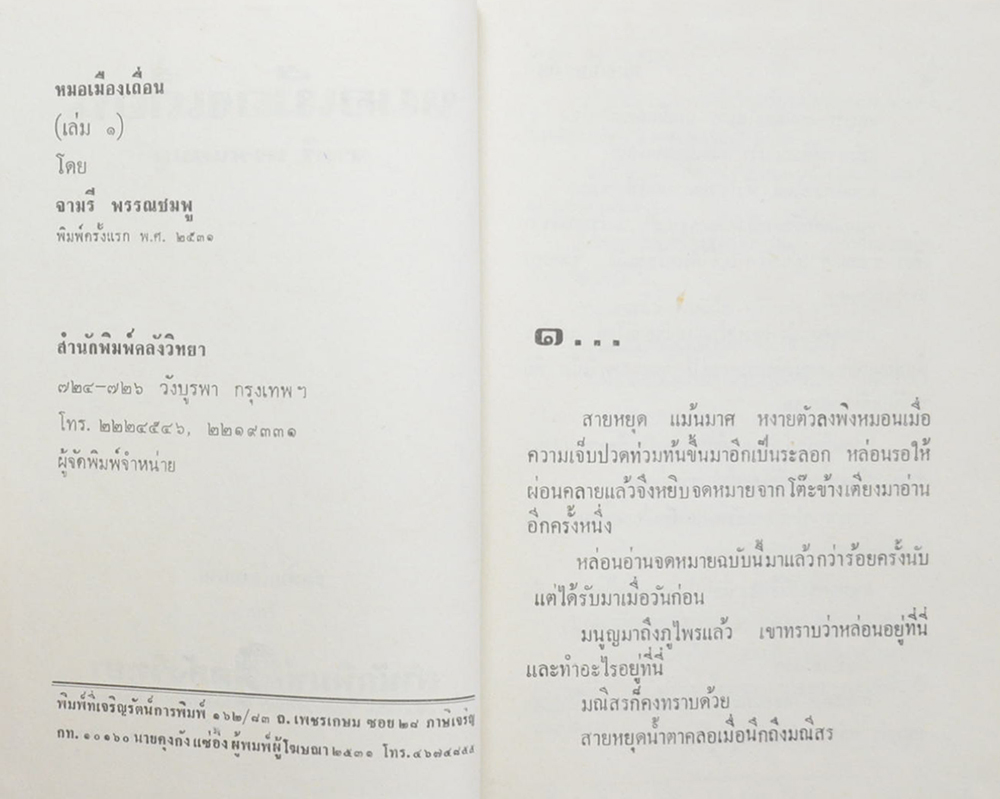 หมอเมืองเถื่อน (2 เล่มจบ)