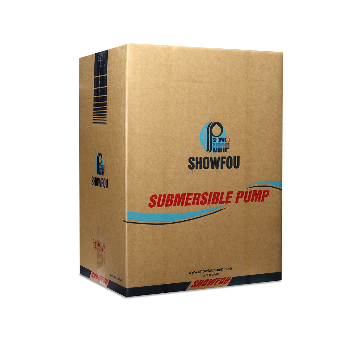 SHOWFOU SSQ-332 ปั๊มแช่สแตนเลส ใบพัดสแตนเลส 4" 3HP/380V